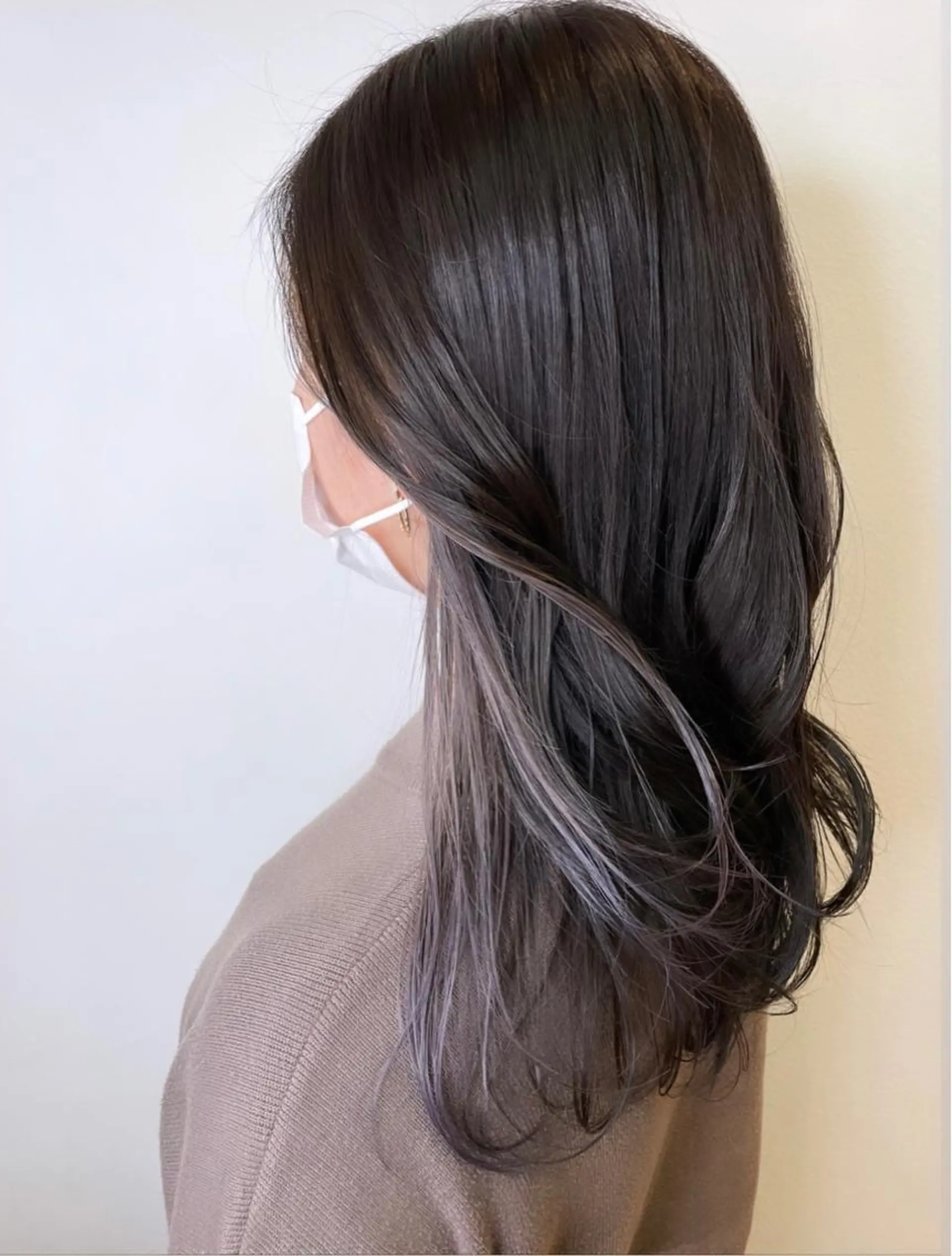 ロング カラー インナーカラー ヘアカラー トリートメント IORI #韓国ヘア#髪質改善のヘアスタイル