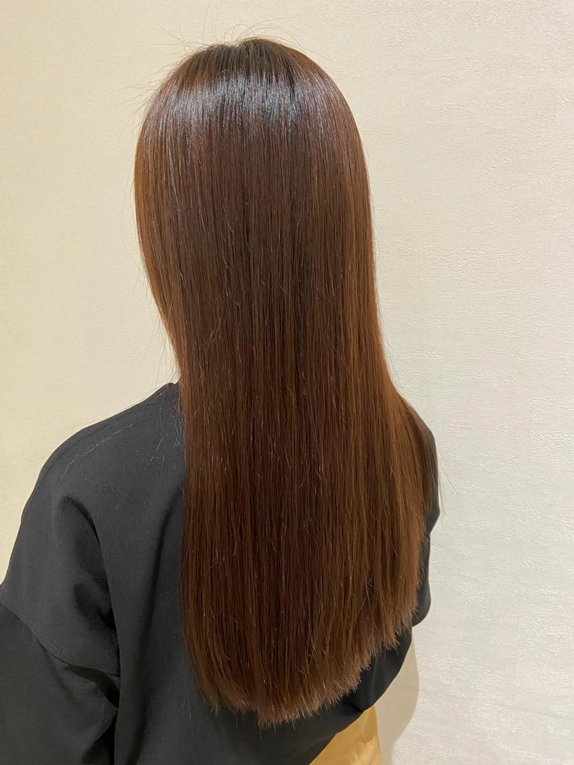 ロング 縮毛矯正 横田 まおのヘアスタイル