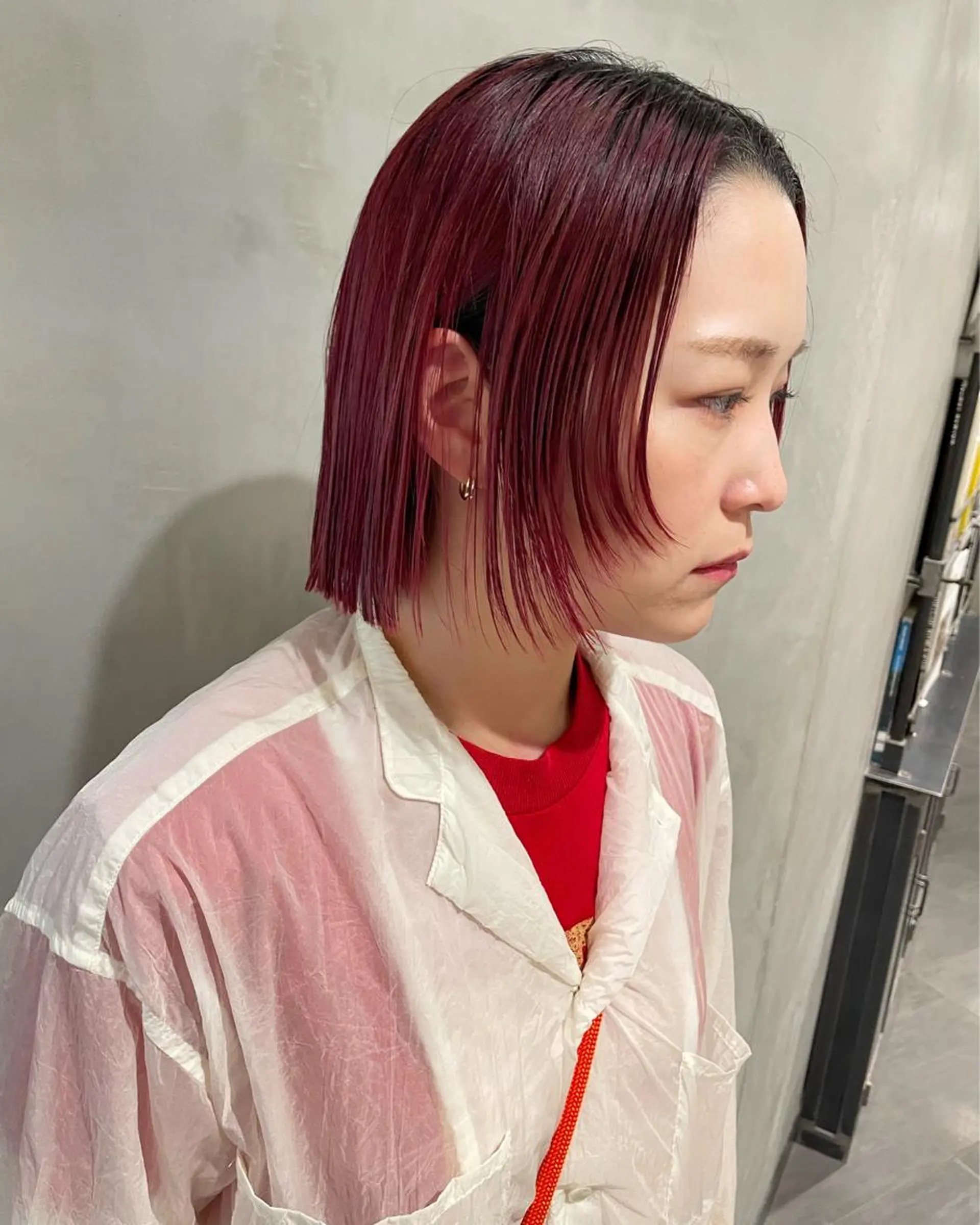 ショート カラー カット ヘアカラー トリートメント 優 作のヘアスタイル