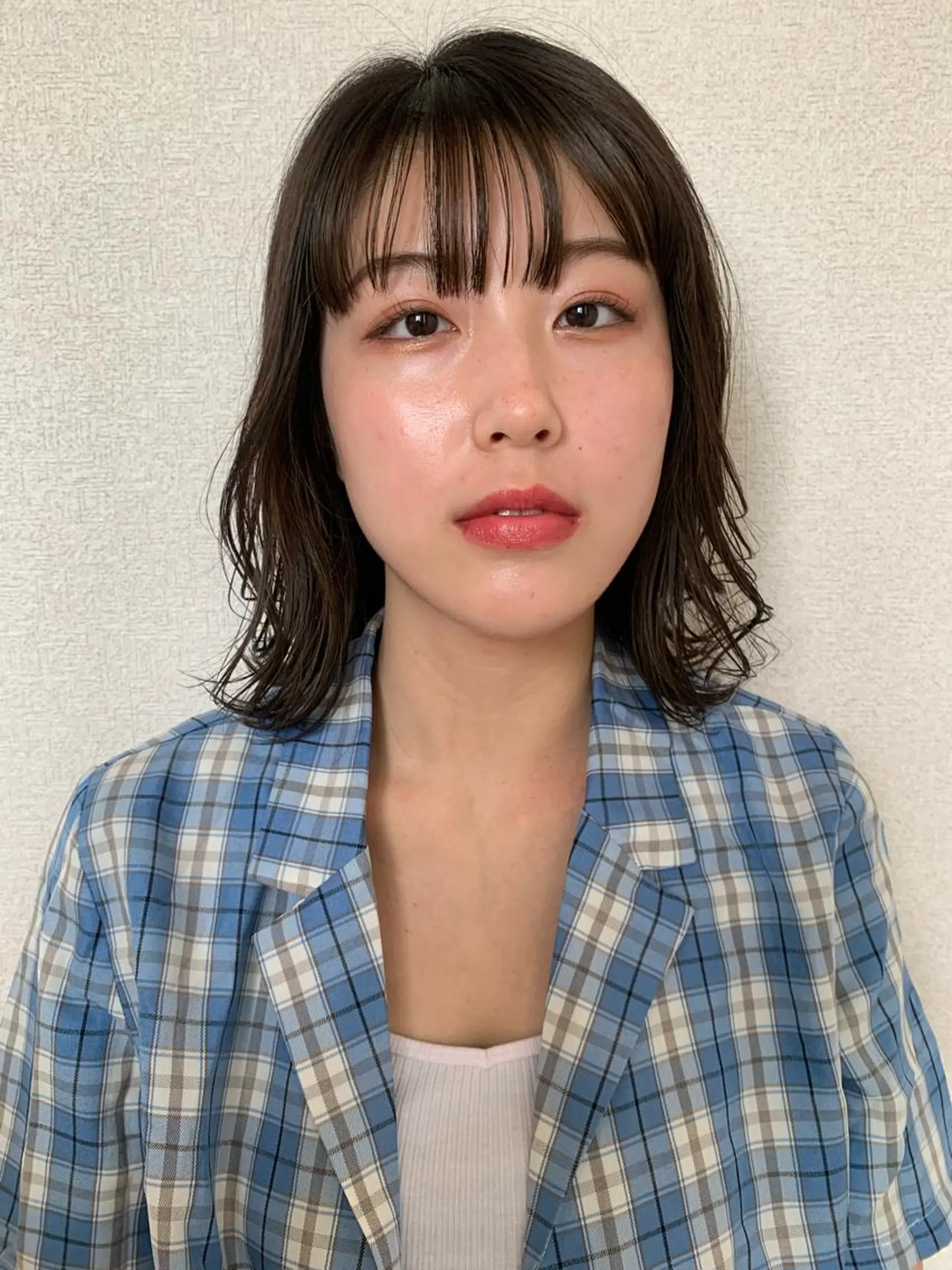 ミディアム カラー アイブロウ ブリーチ 透明感カラー ブリーチなしカラー 眉カラー pu+on. nailworks所属・fuyumi / ニュアンスネイルのネイルデザイン