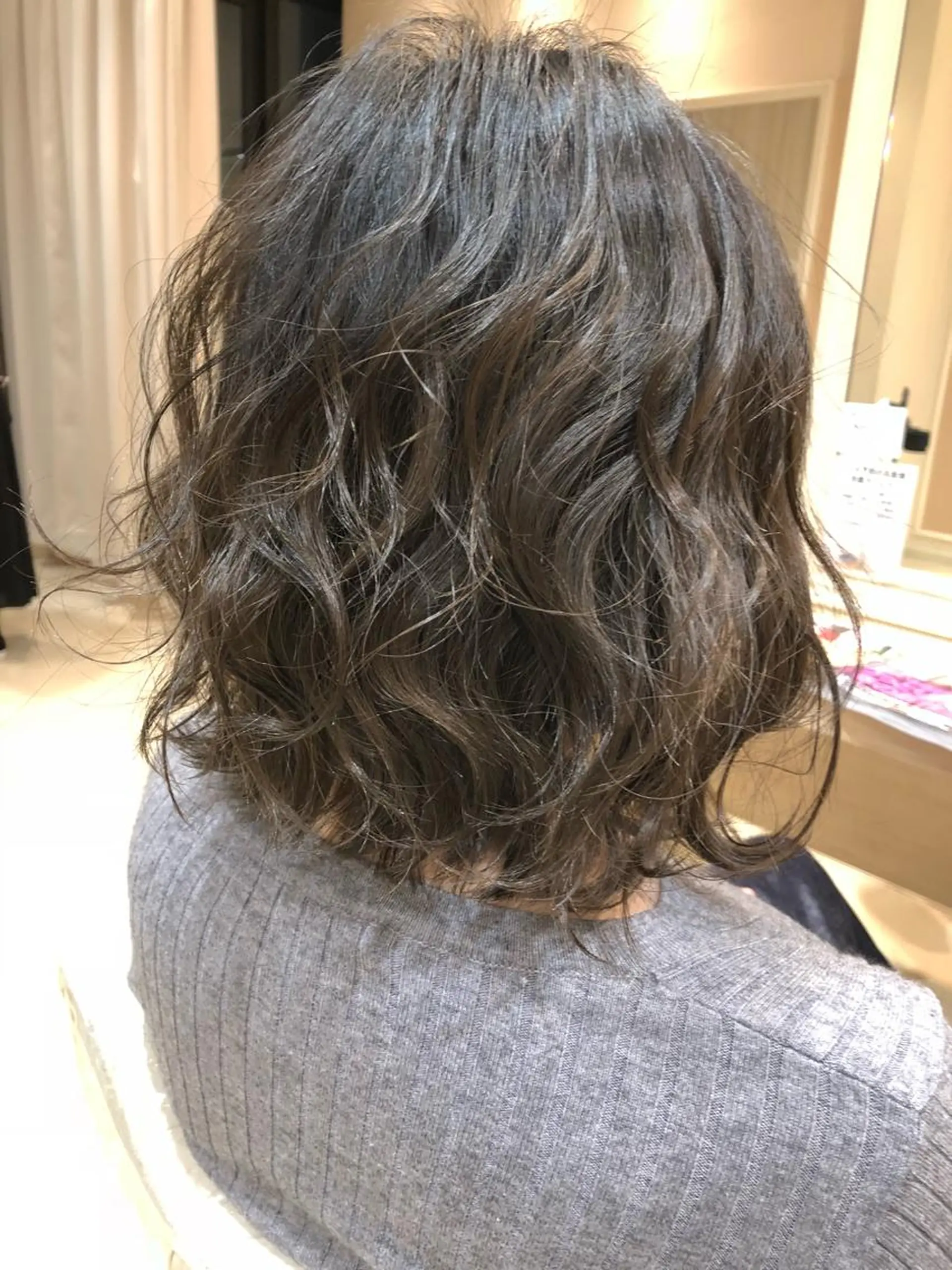 ミディアム ヘアカラー トリートメント Ash中目黒店 榊間茜のヘアスタイル