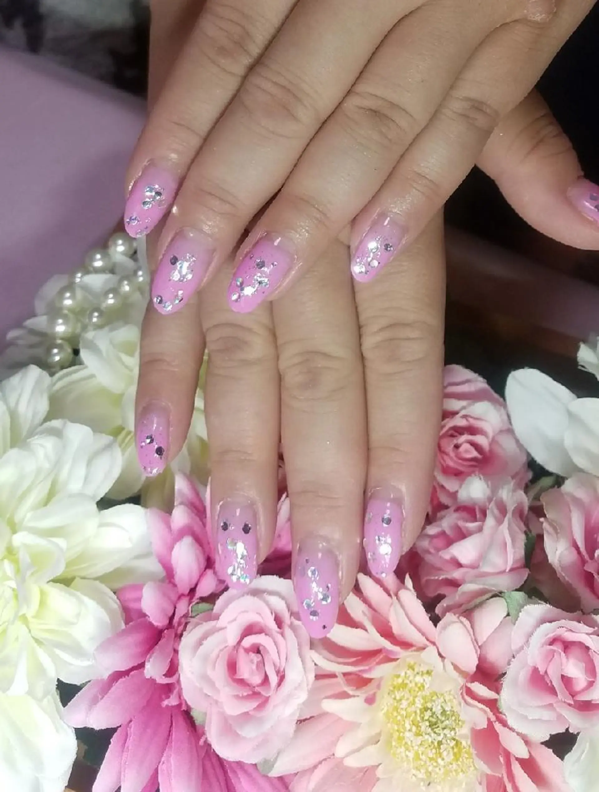 ネイル グラデーション ピンク nail atelier yuka所属・❤ yuka❤のネイルデザイン