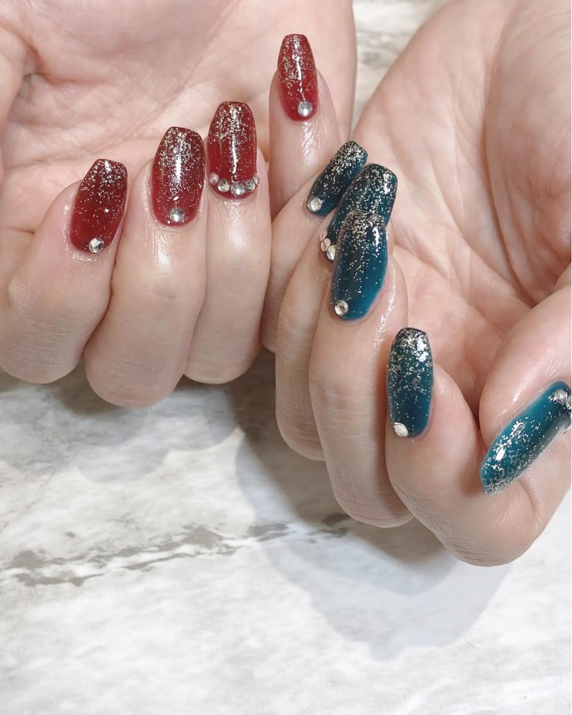 ネイル シンプルネイル ハンドネイル フットネイル ハンドケア nail salon  AlgeTy所属・✴︎:.｡. MAKI.｡.:✴︎のネイルデザイン