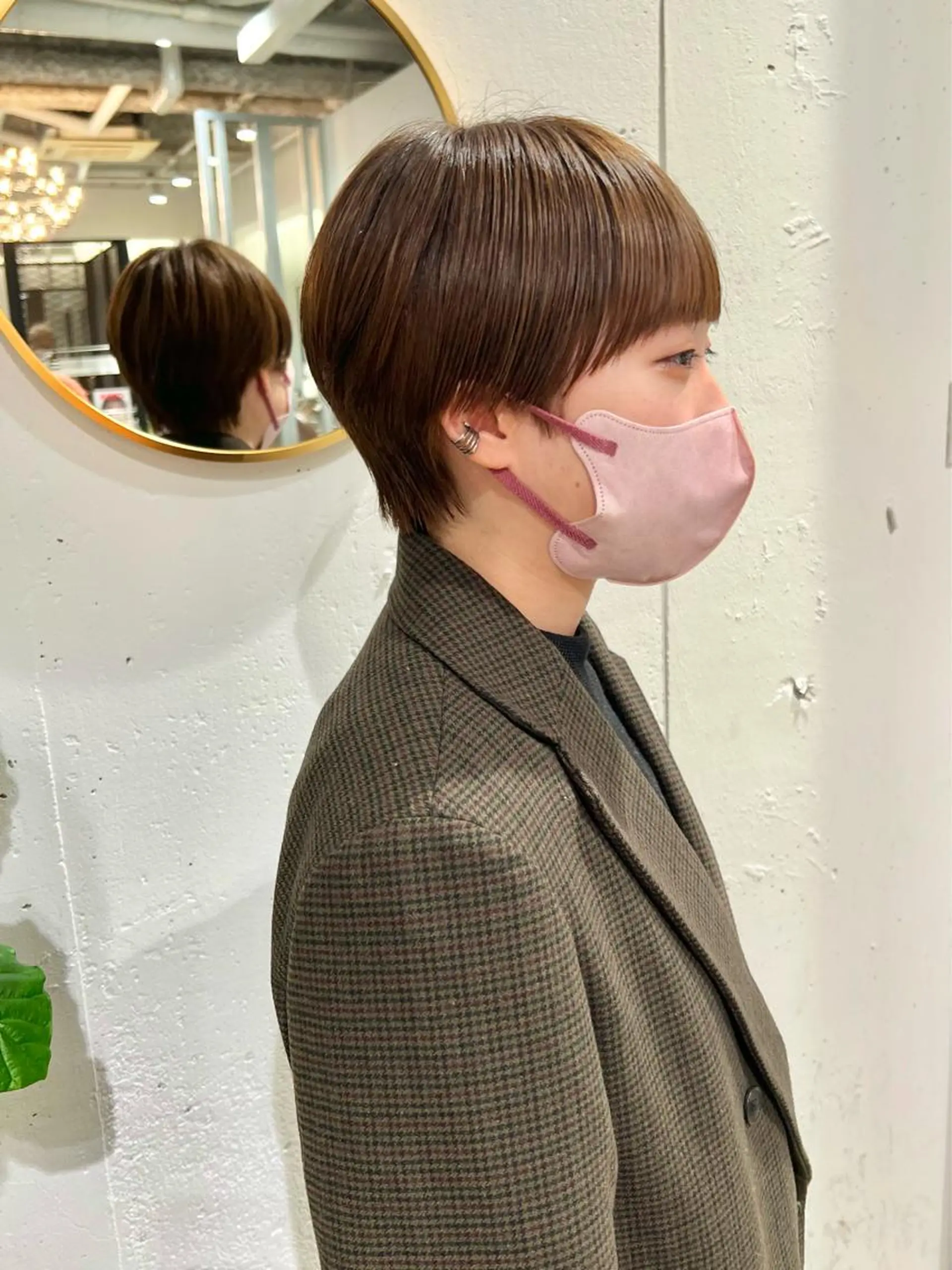 ショート ショートヘア カット ヘアカラー 石井 菜々のヘアスタイル