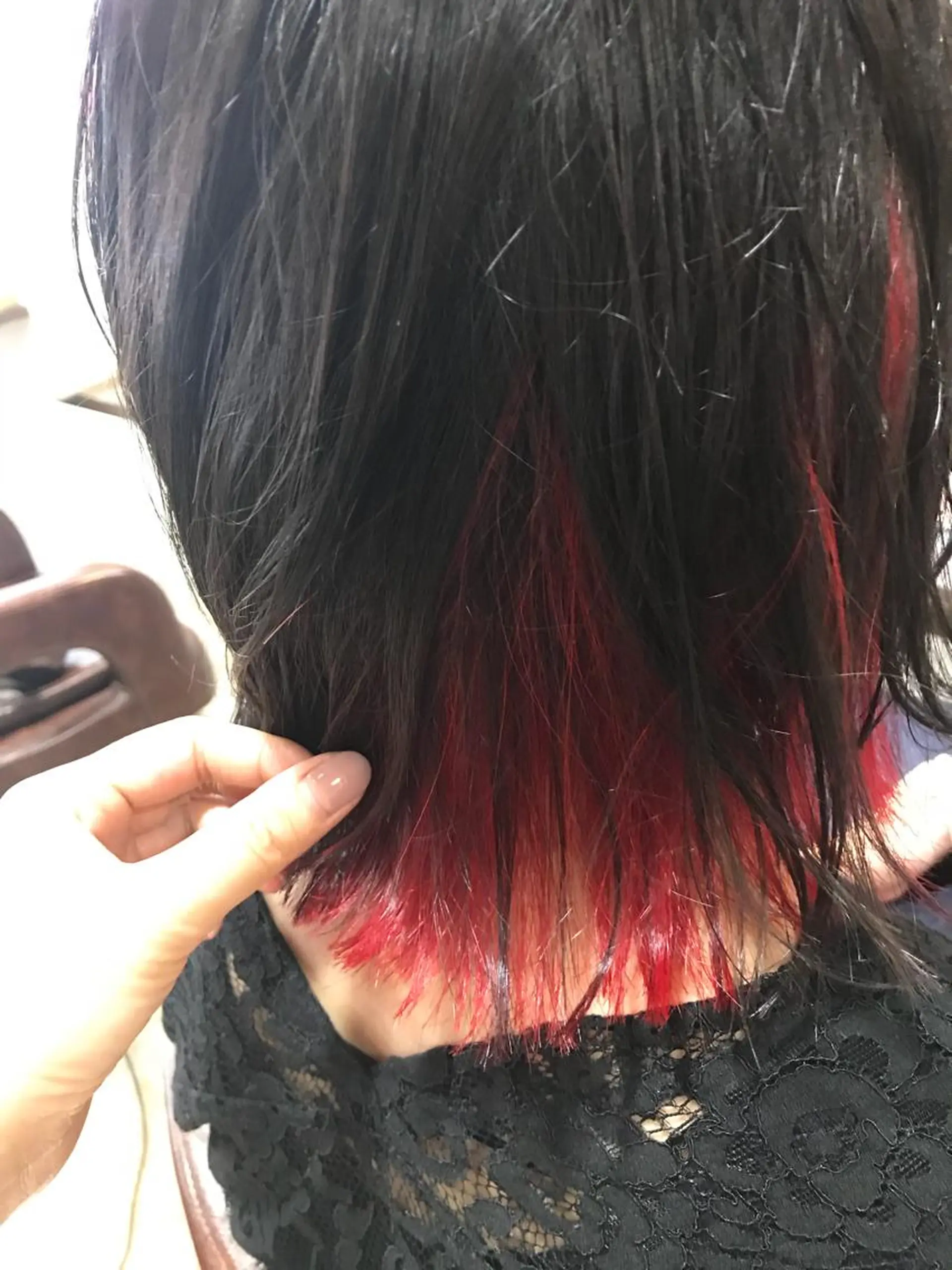 ミディアム ボブ トリートメント ヘアカラー トリートメント Rina Imaiのヘアスタイル