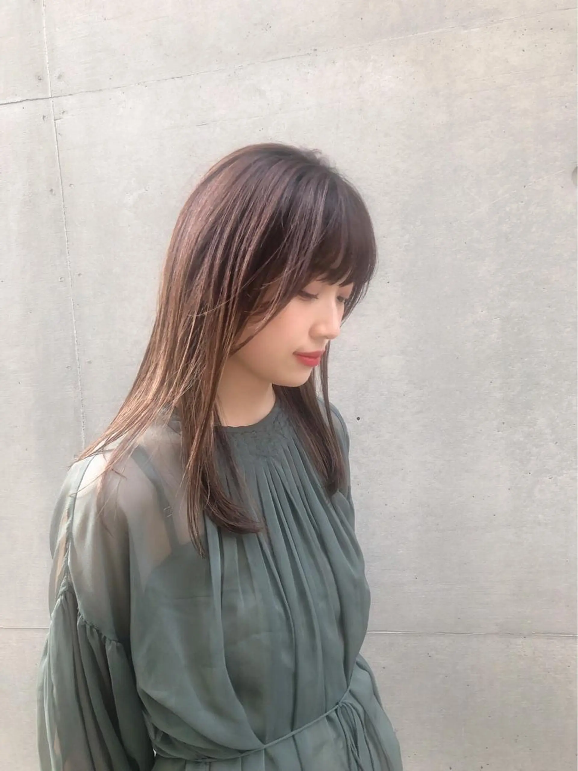 ロング カット トリートメント 透明感カラー ゆうだいのヘアスタイル