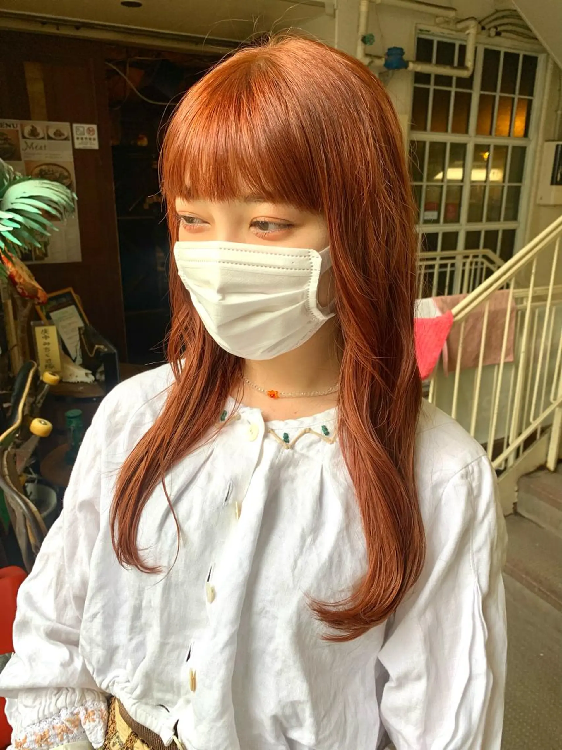ロング カット ヘアカラー トリートメント ヘアセット 🍊 MOEKO🍊のヘアスタイル