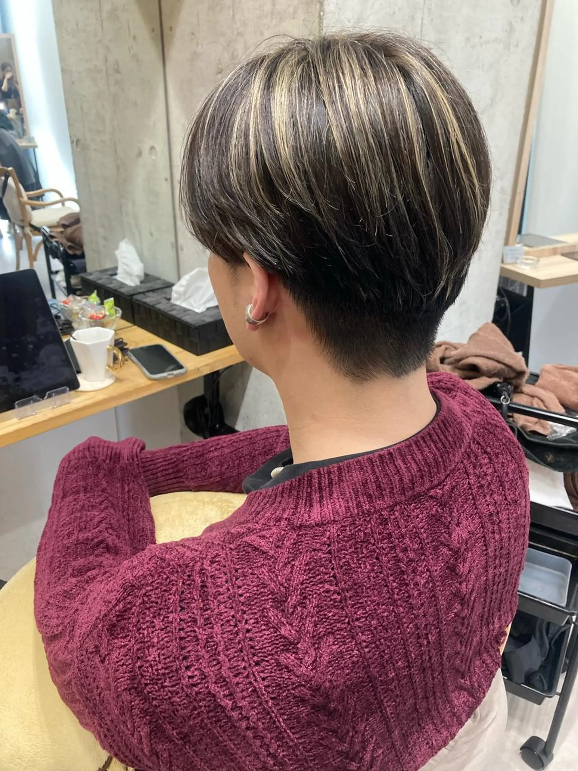 メンズ ヘアカラー トリートメント ✨色持ちの良い艶 カラー✨蟹江真世のヘアスタイル