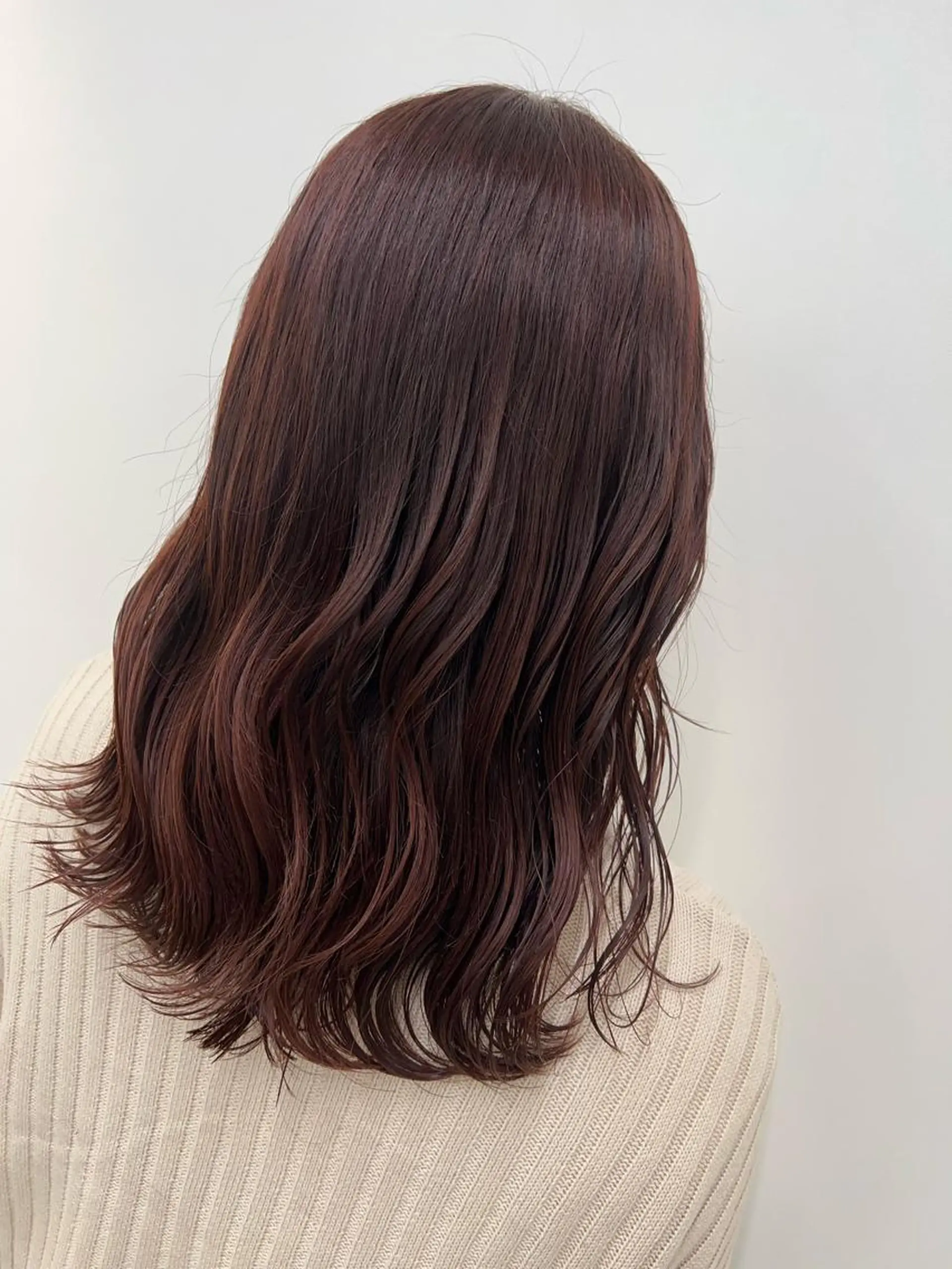 セミロング カラー カット ヘアカラー トリートメント 角田 全史のヘアスタイル