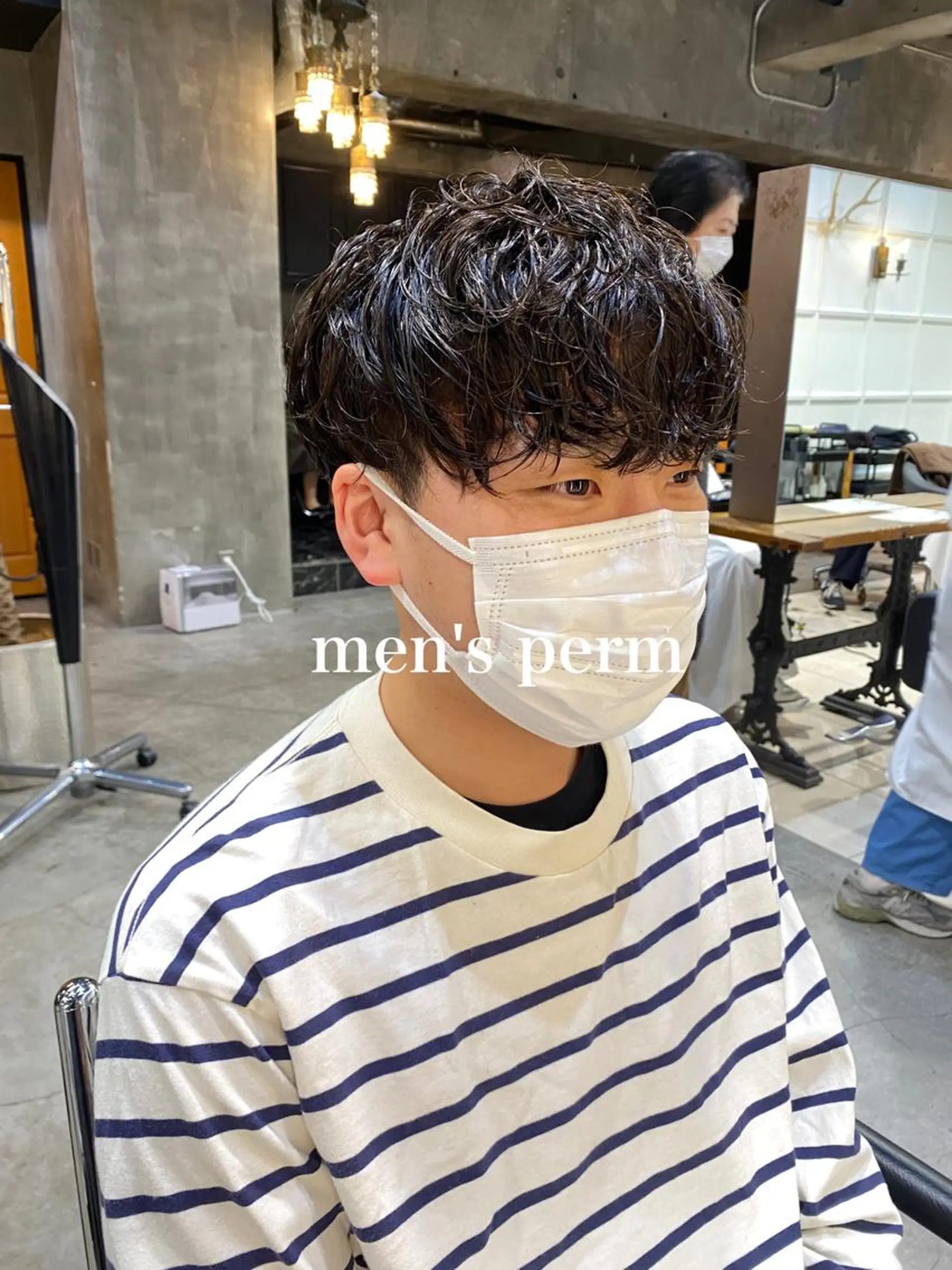 ショート パーマ メンズ メンズパーマ ◽️モードヘア◽️ SHOUTOのヘアスタイル