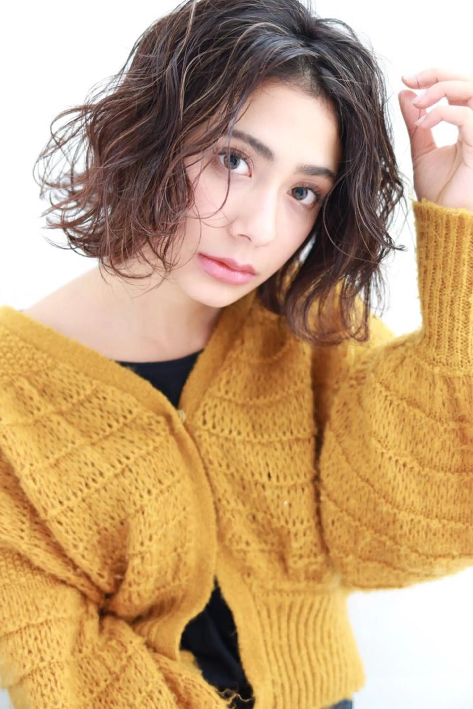 ショート カット ヘアカラー トリートメント やまだ まいのヘアスタイル
