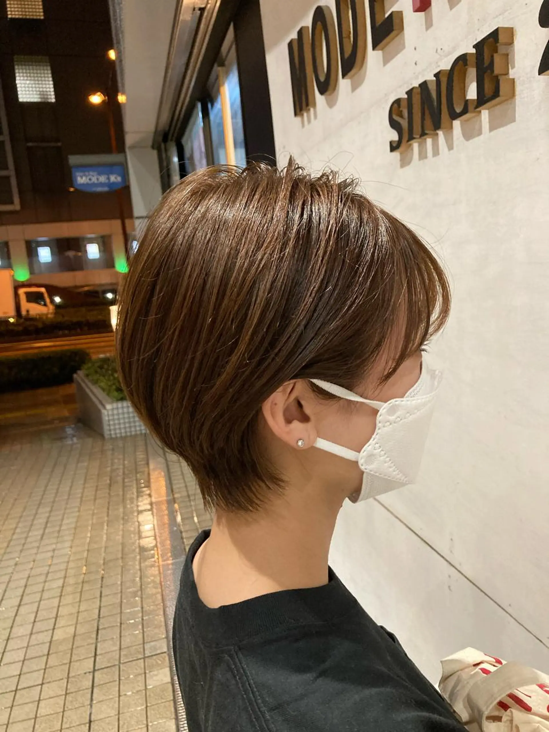 ショート カラー ショートヘア カット ヘアカラー トリートメント SHAFT Ieiriのヘアスタイル