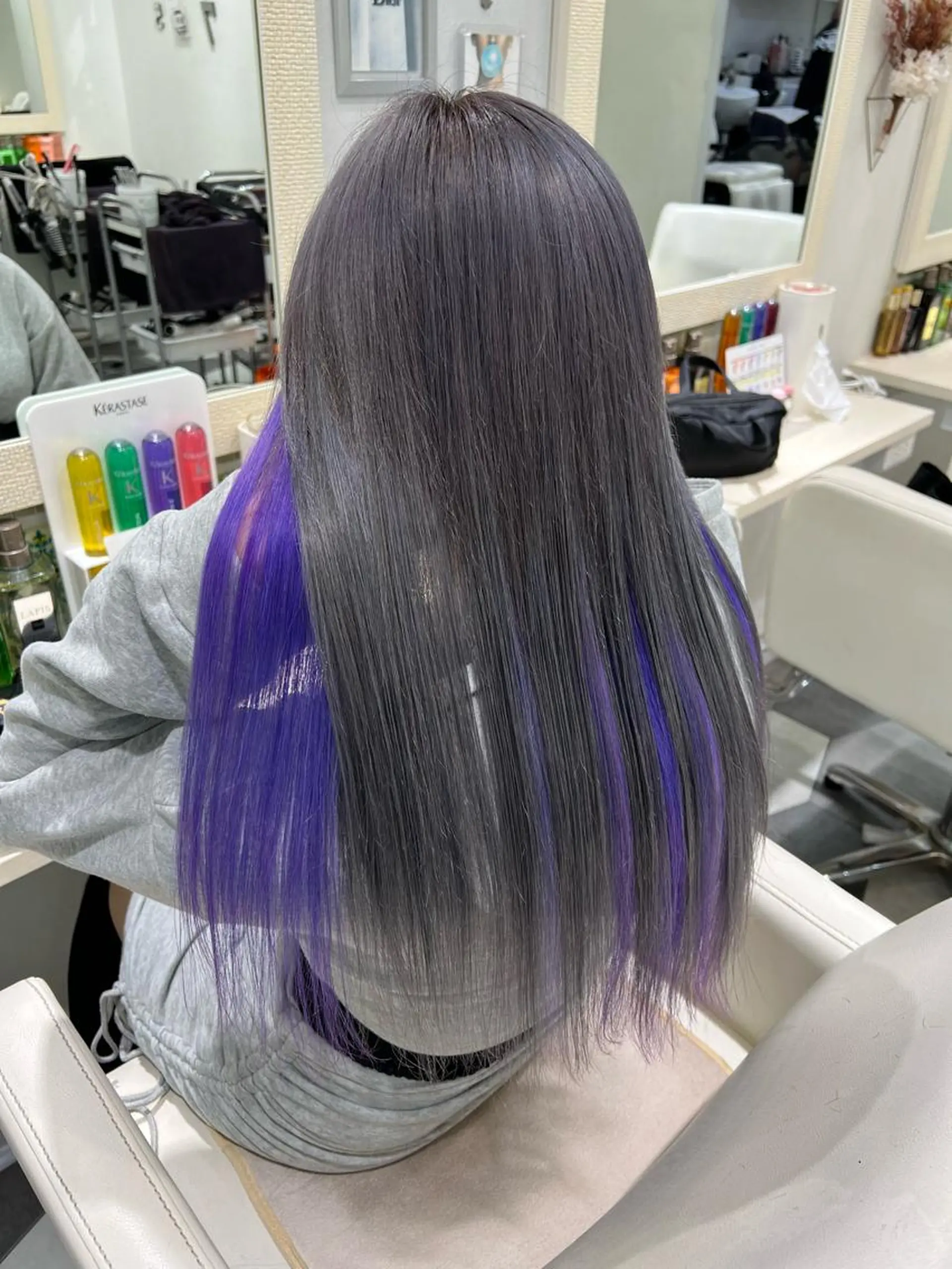 ロング カラー インナーカラー エクステ ロング Lapis 池袋店所属・MASHIRO 🩵Lapis池袋店のヘアスタイル