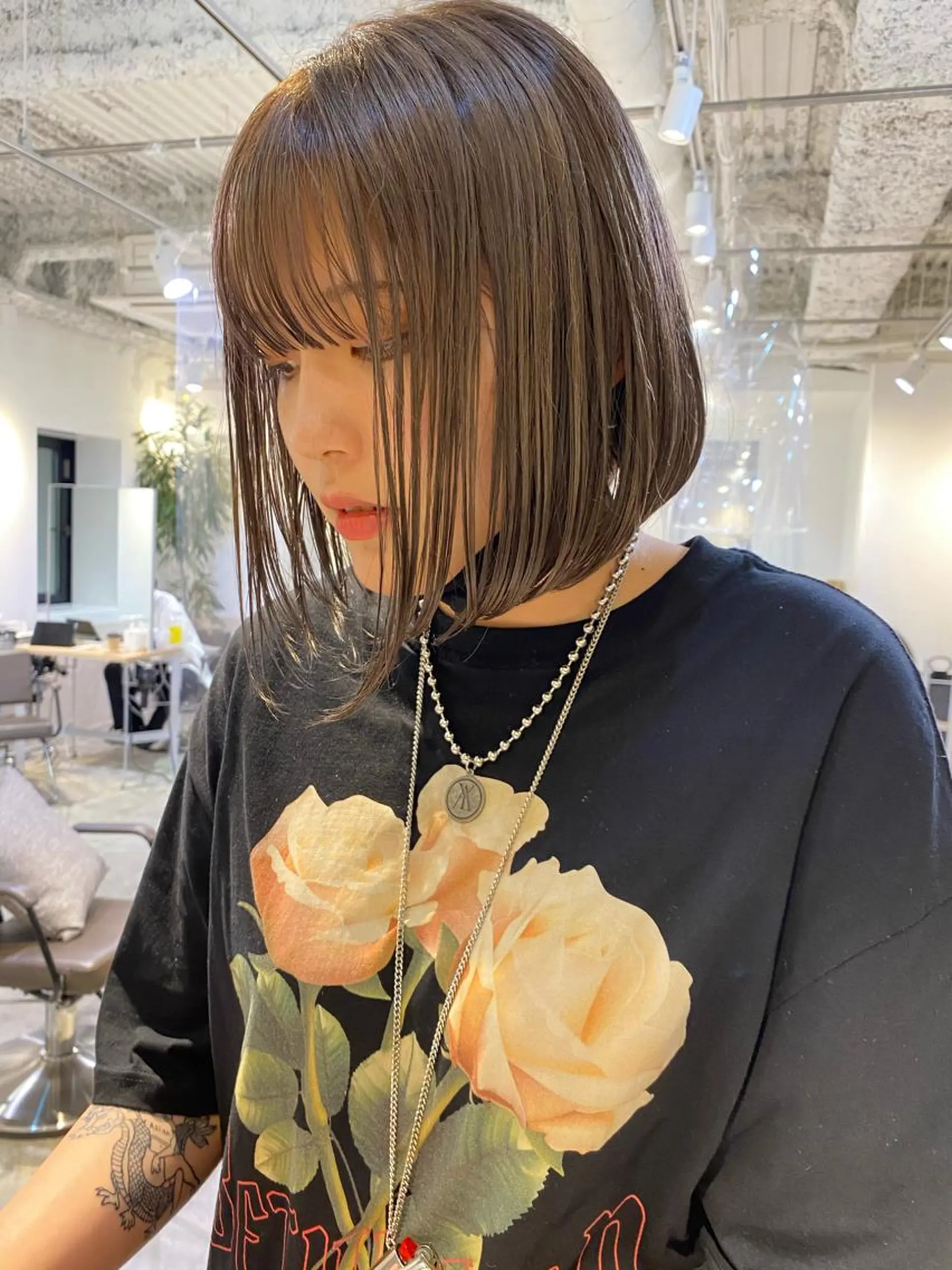 ミディアム トリートメント pino.【ピノ】所属・pino代表ナガタ ユースケ/荻窪美容室のヘアスタイル