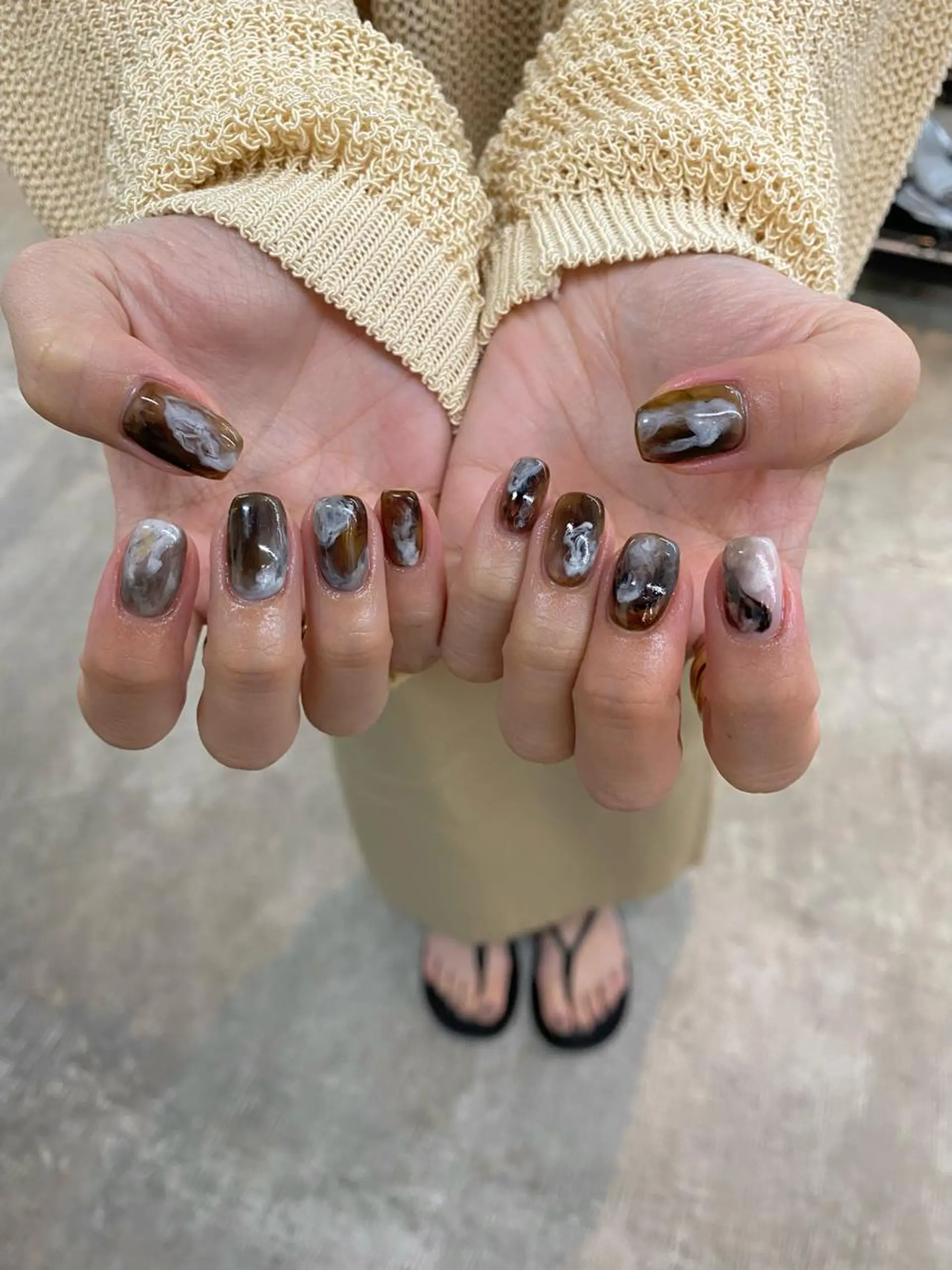 ネイル アートネイル ハンドネイル nable.所属・望月 実莉のネイルデザイン