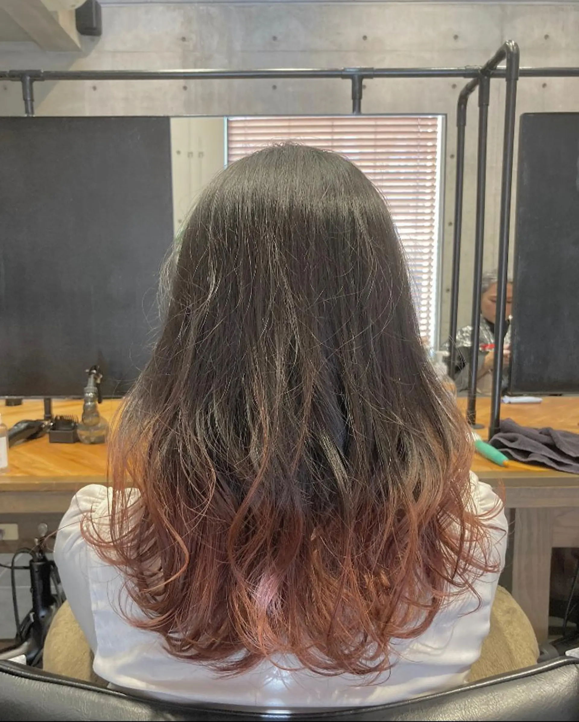 セミロング カット ヘアカラー トリートメント は まべのヘアスタイル