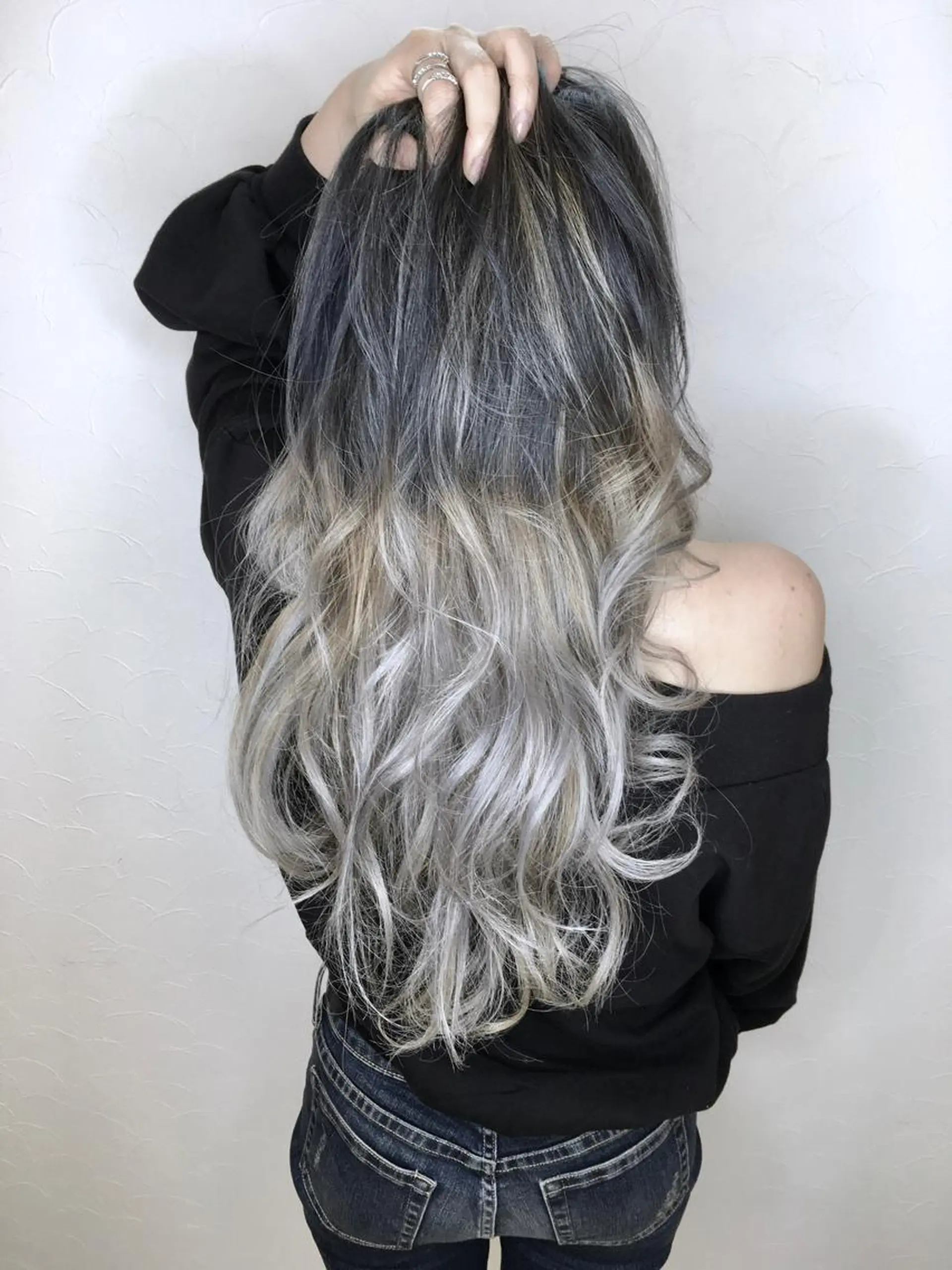 ロング カラー カット ヘアカラー トリートメント MARDI GRAS 蘭丸のヘアスタイル