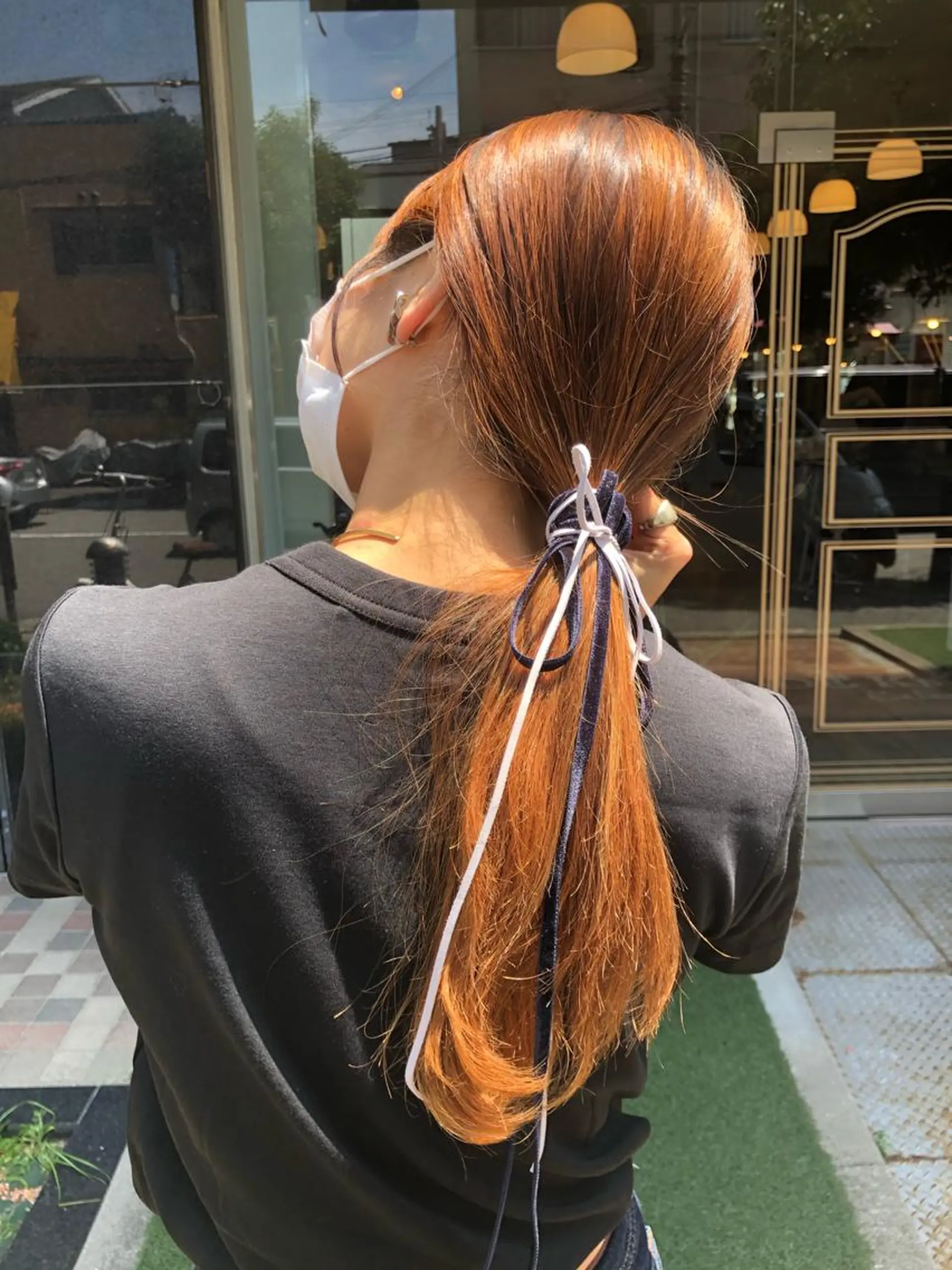 ロング カラー カット ヘアカラー eclat suzumiのヘアスタイル