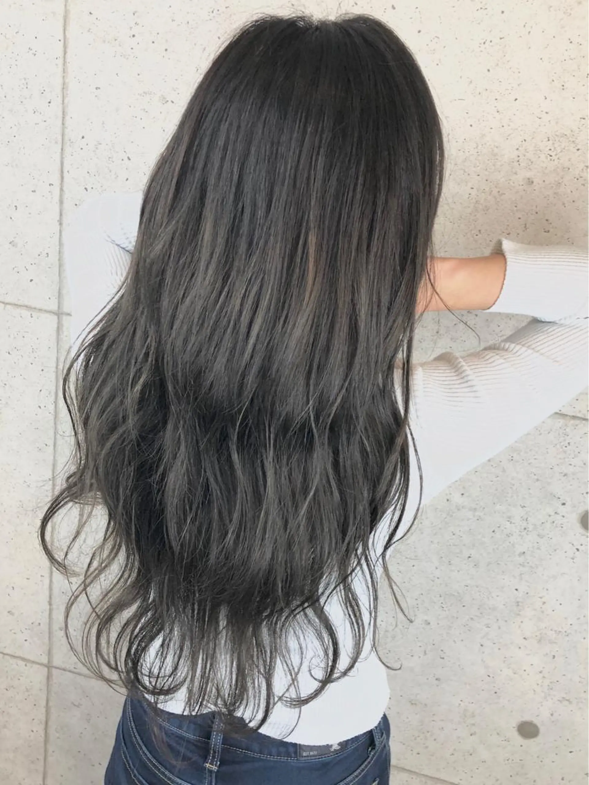 ロング カラー ヘアアレンジ MiU所属・韓国×髪質改善×美髪 縮毛矯正×レイヤーのヘアスタイル