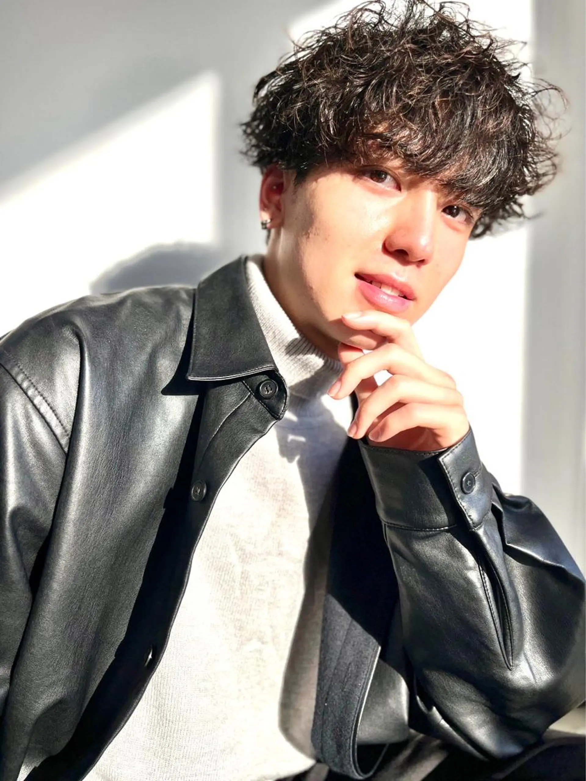 カラー パーマ メンズ LOM/メンズサロン 狸小路7丁目のヘアスタイル