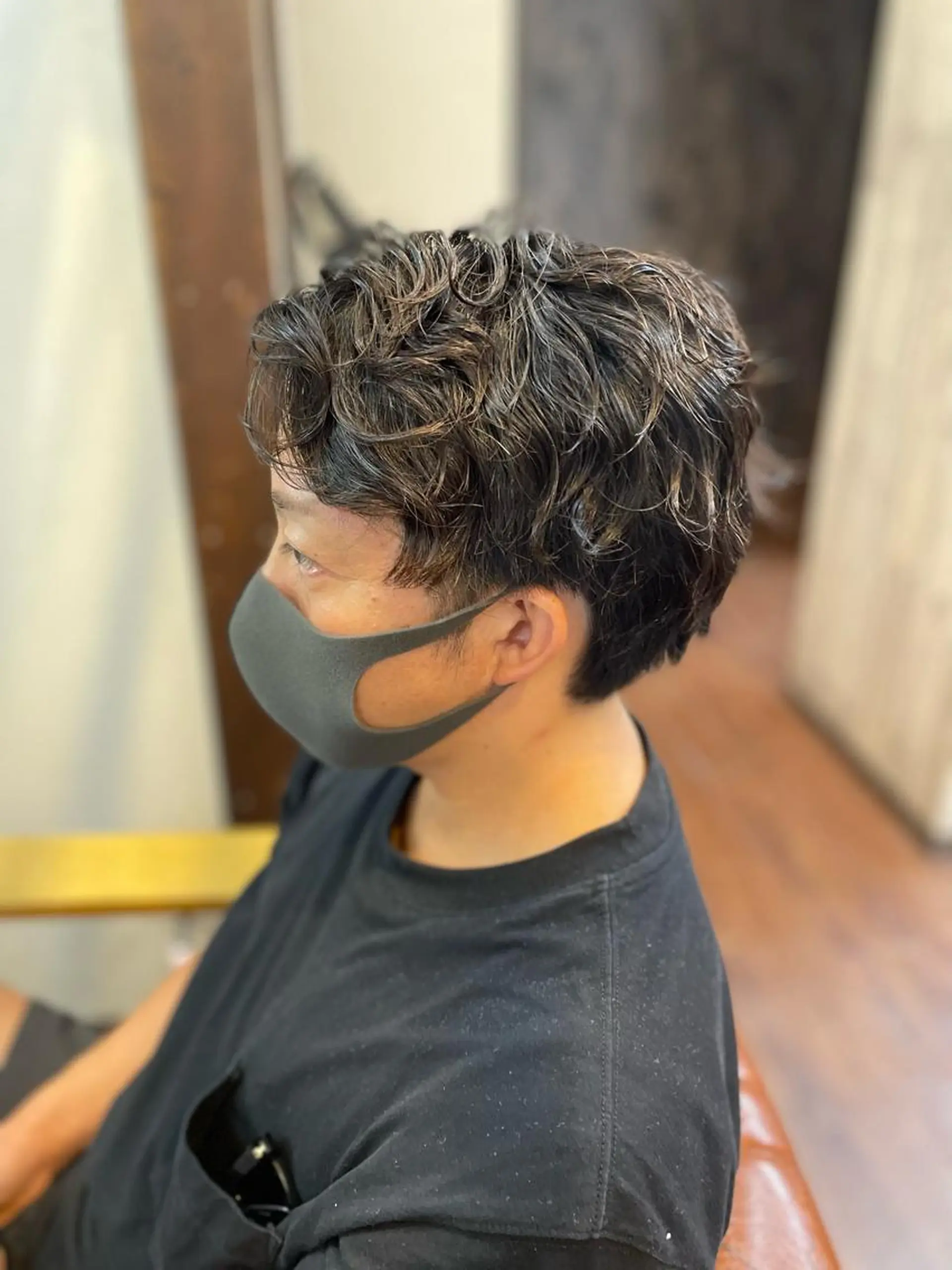 パーマ メンズ ✨縮毛矯正メニュー 追加 中山大輔✨のヘアスタイル