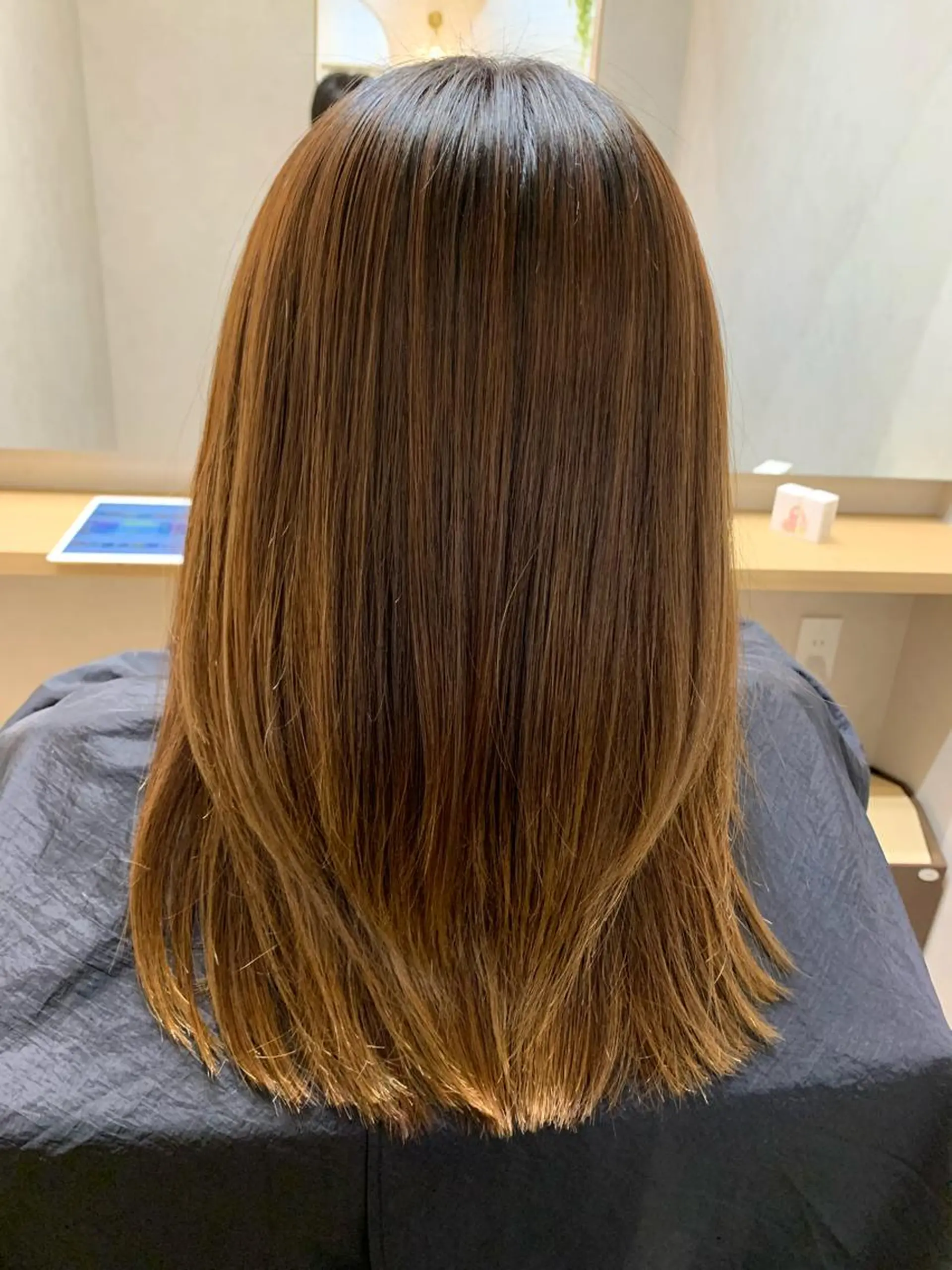 ロング カット 縮毛矯正 newiネウィ _naoのヘアスタイル