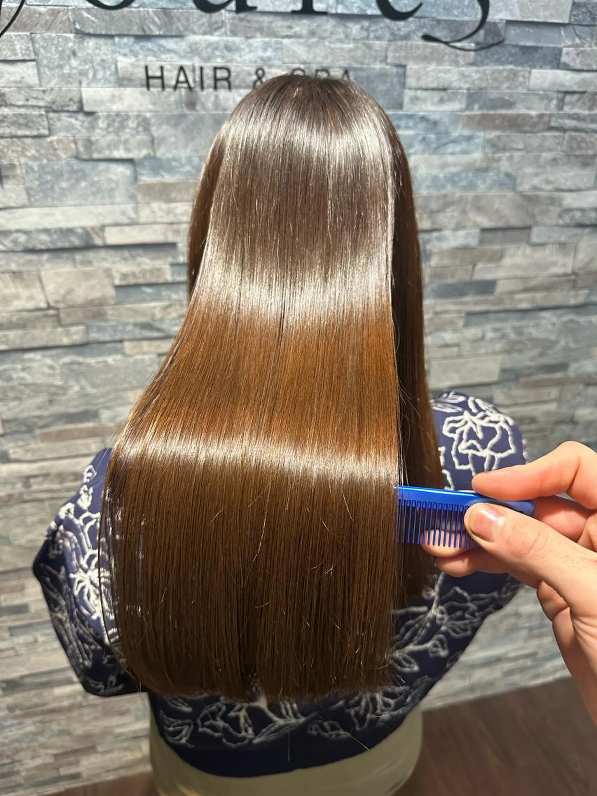 ロング カラー カット ヘアカラー トリートメント ヘッドスパ youres hair 東口店所属・🌸ULTOWA🌸 髪質改善/縮毛/店長のヘアスタイル