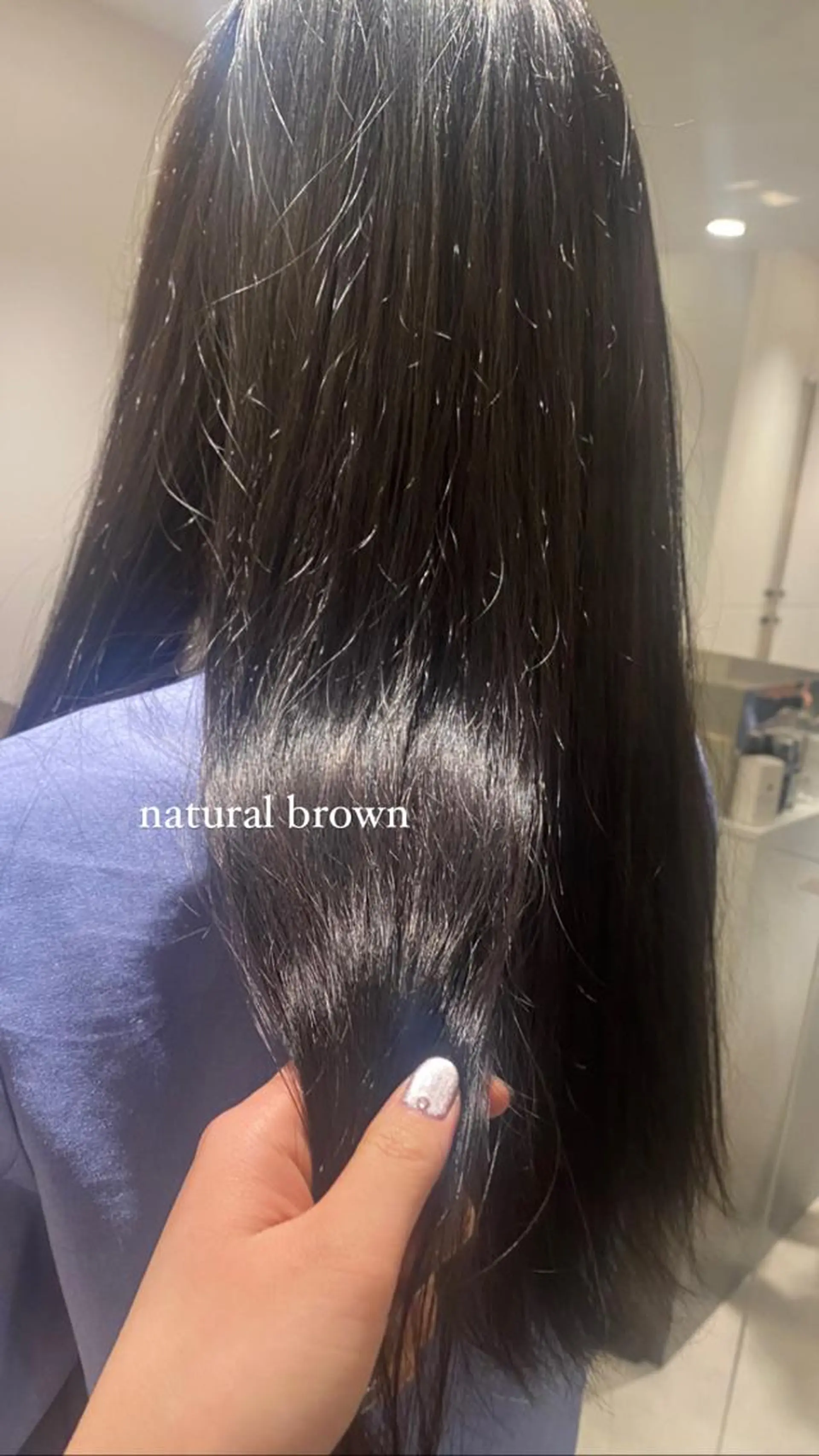 ロング カラー ヘアカラー トリートメント ヘッドスパ ヘアセット 透ける艶カラー💎 ミオのヘアスタイル