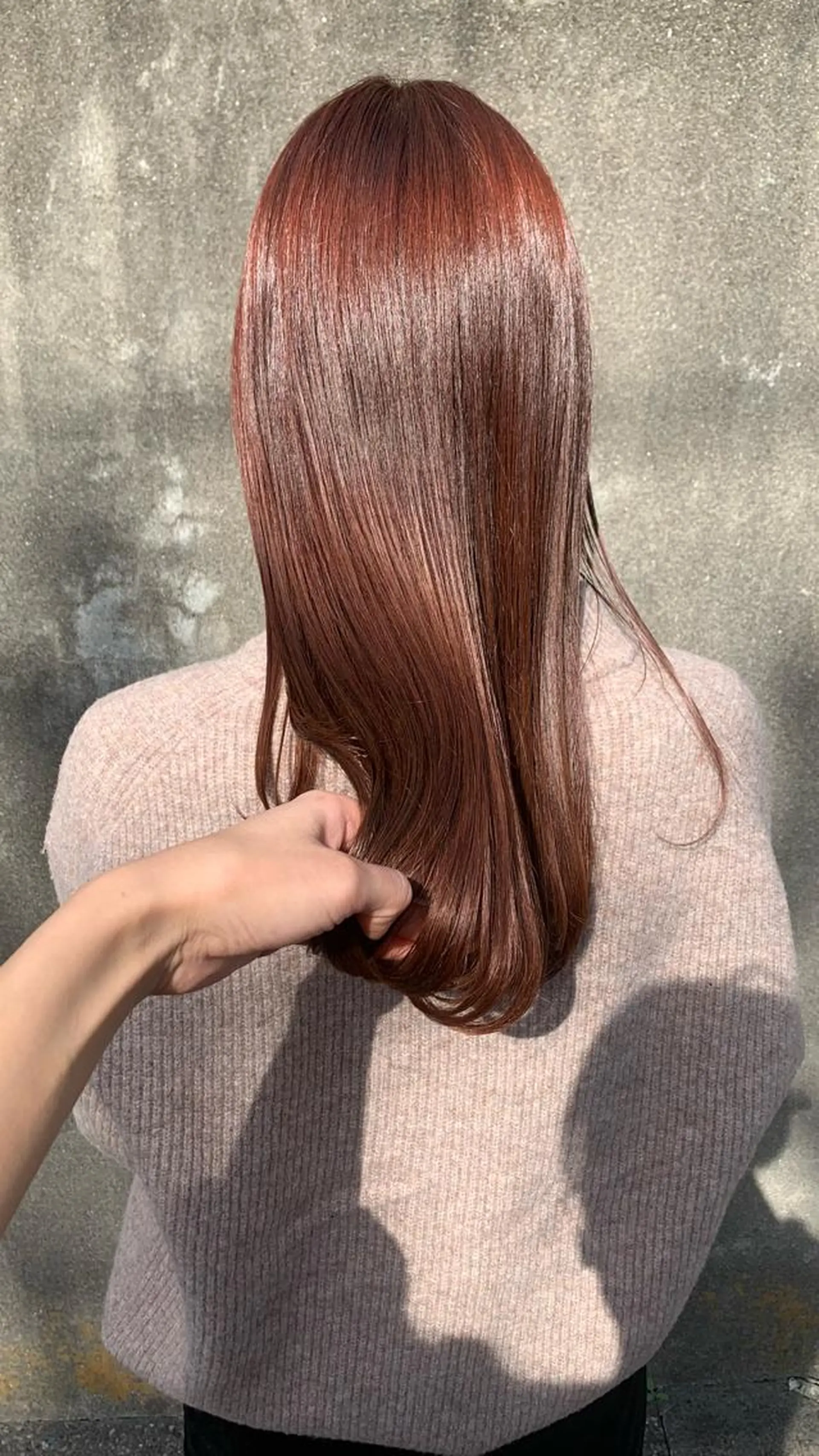 ロング カラー カット ヘアカラー SABO 🪴岡田知佳のヘアスタイル