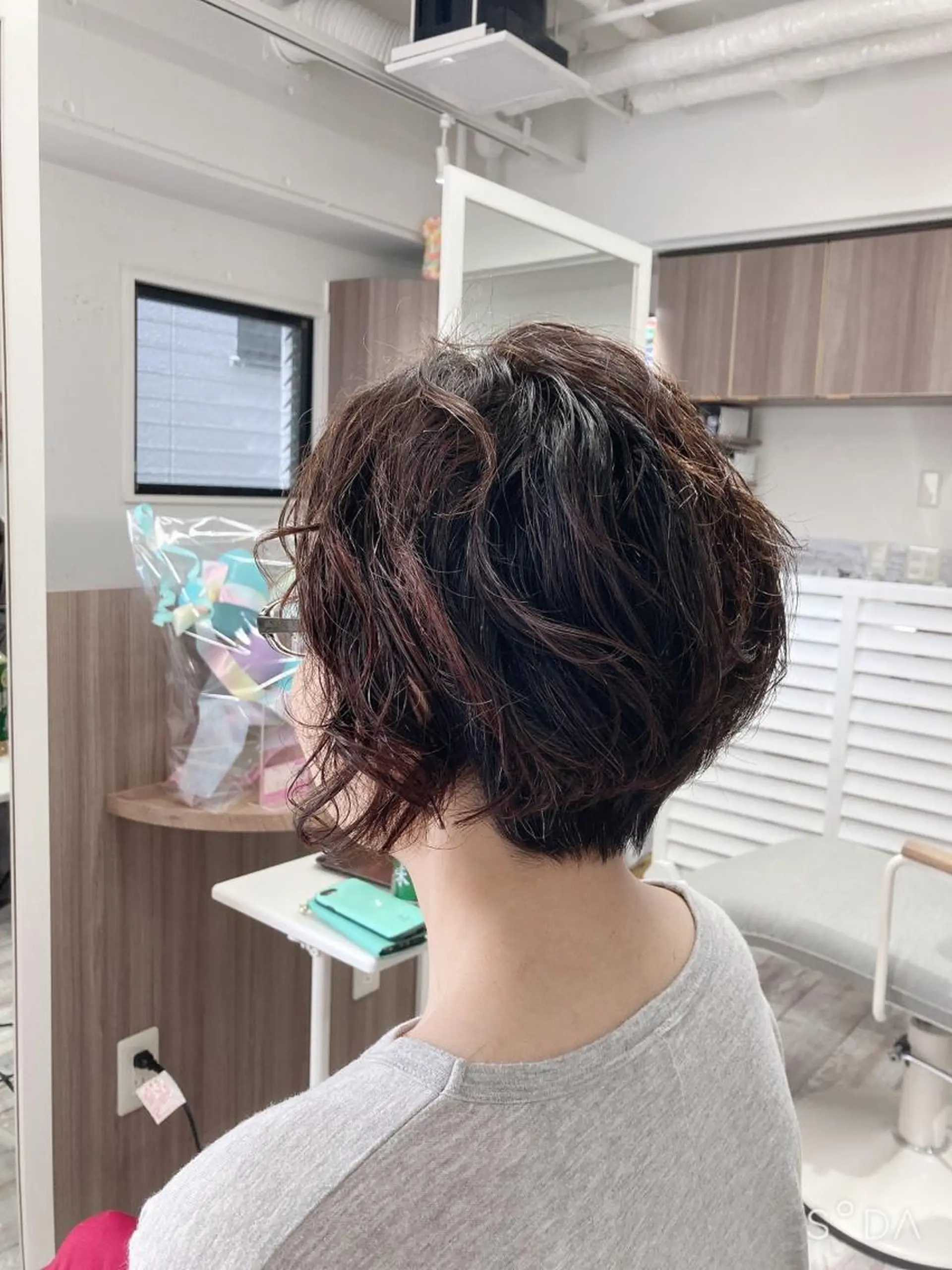 ショート パーマ カット パーマ ミルミー美容室所属・🦄💒💓齎藤 七海子🦄💒💓のマツエク・マツパデザイン