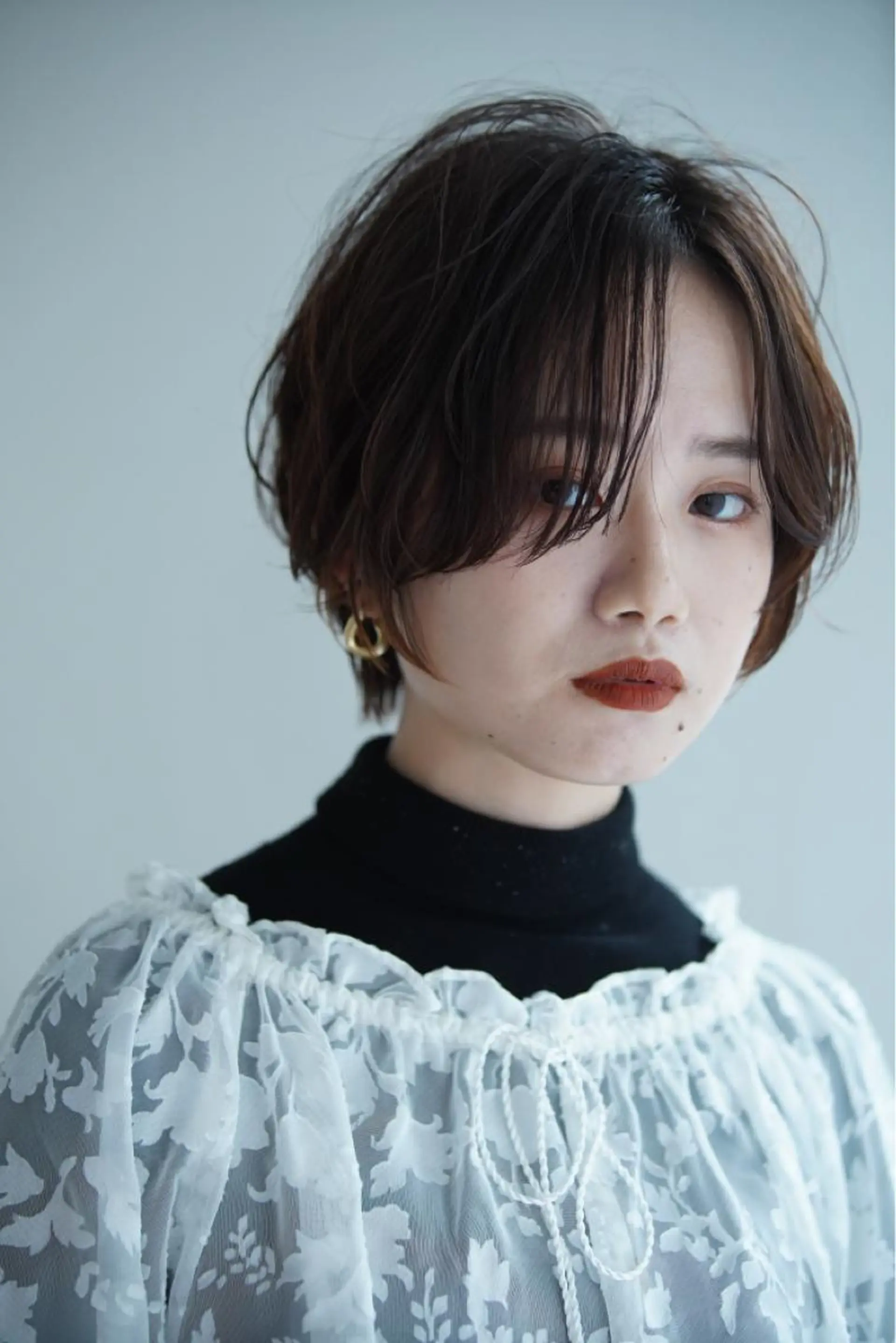 ショート カット トリートメント 大倉 未波のヘアスタイル