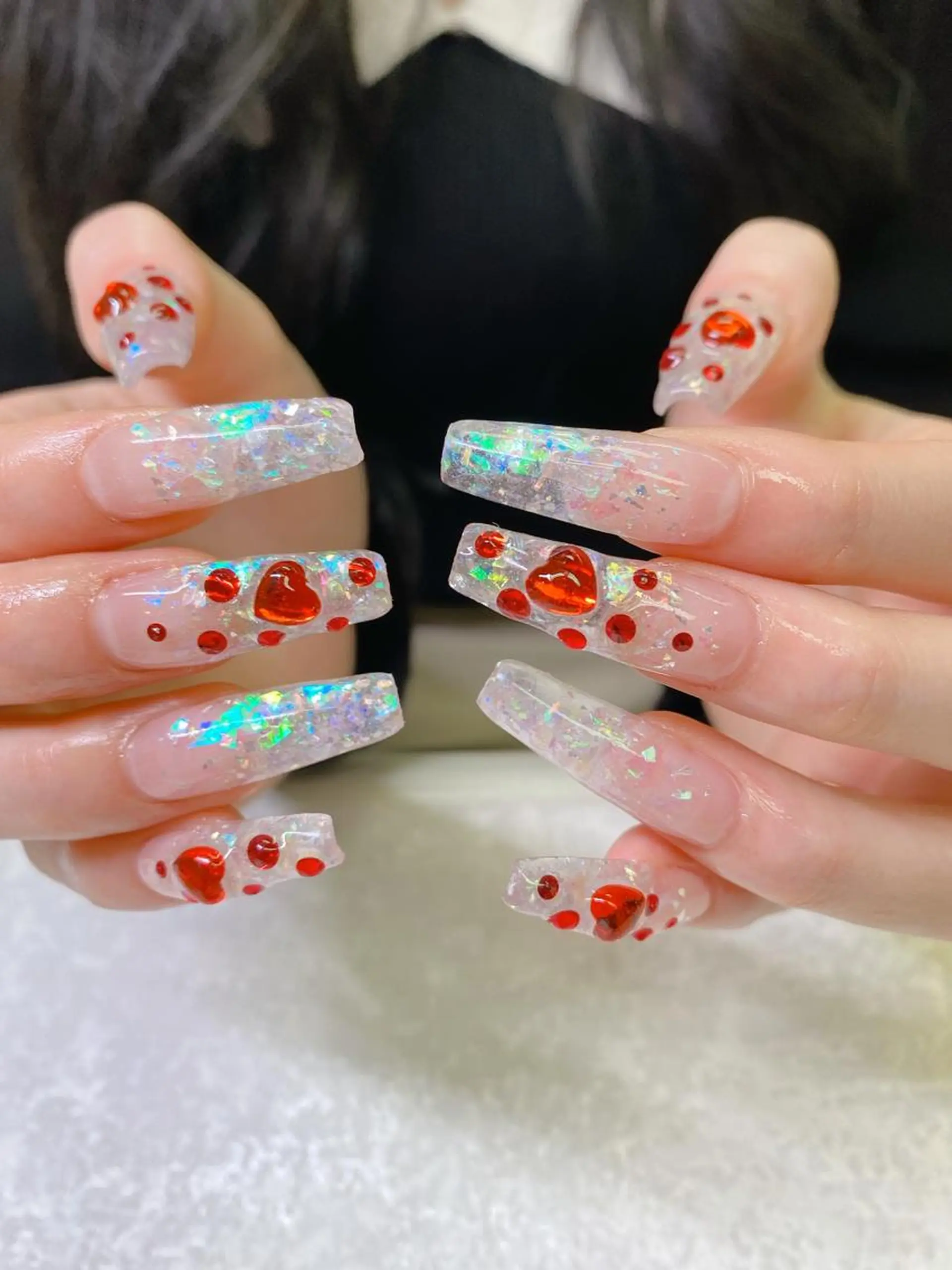 ロング ハンドネイル JNA認定講師🌸 RIEのネイルデザイン