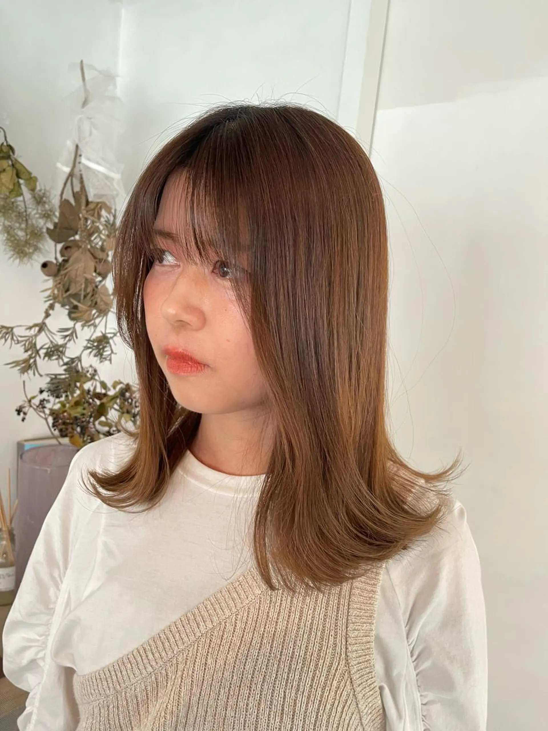 ミディアム ボブ/レイヤー /河内温太のヘアスタイル