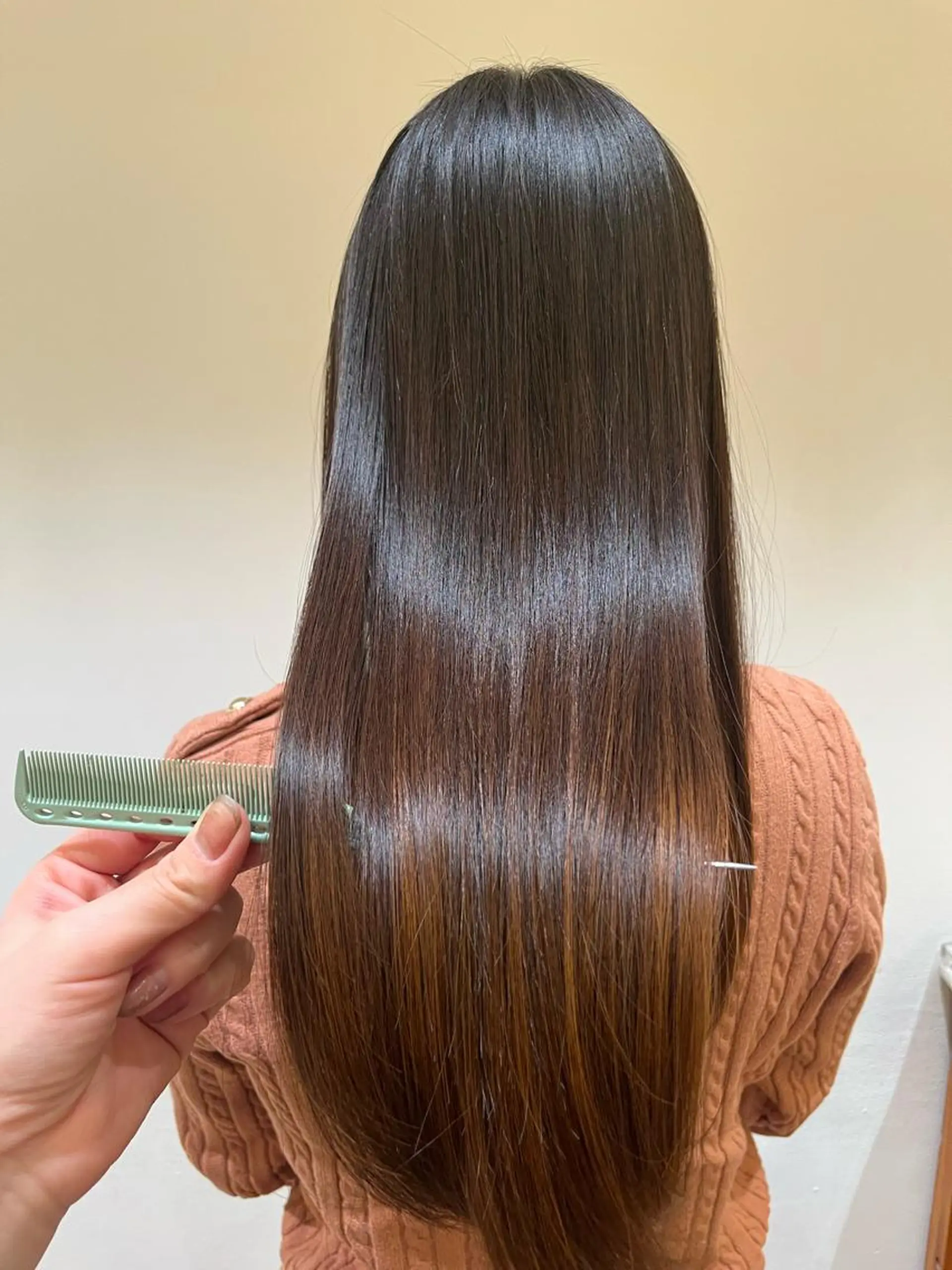 ロング パーマ 暖色カラー/似合わせ カット/名古屋/辻のヘアスタイル