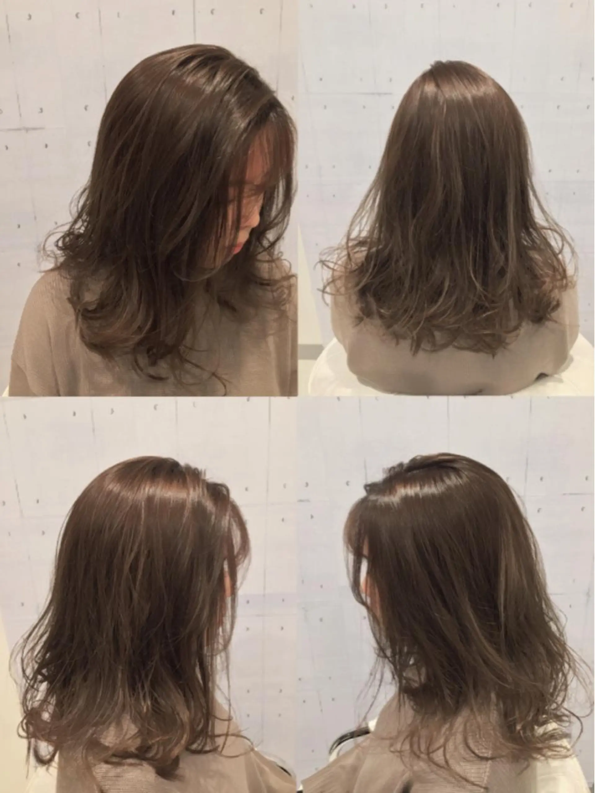 ロング カラー ベージュカラー 韓・中華美女ヘア 🇰🇷×🇨🇳のヘアスタイル