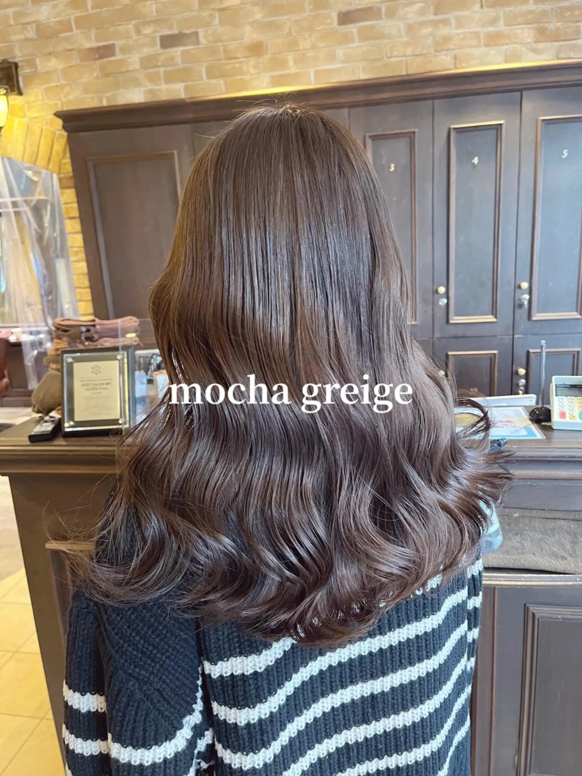 ロング ヘアカラー 🧡ミルクティー/ レイヤー🧡ショウナのヘアスタイル