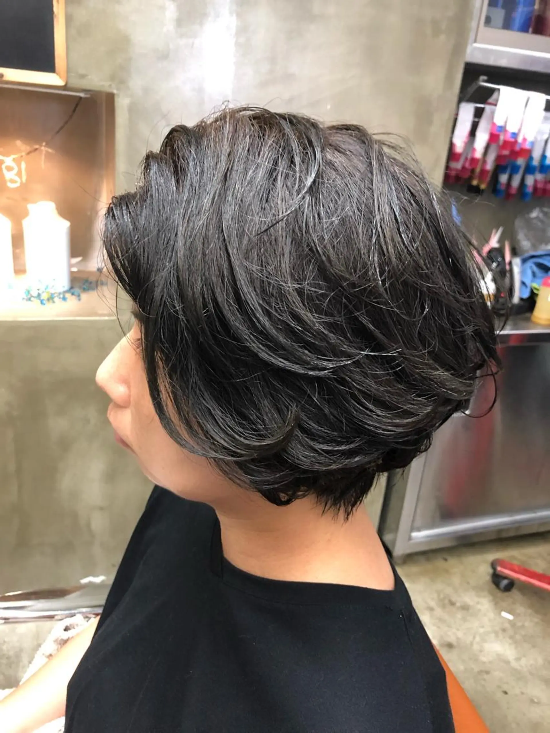 ショート カラー ショートボブ ボブ ショートヘア カット ヘアカラー ROBOT   PLUS所属・大野 悠平のヘアスタイル