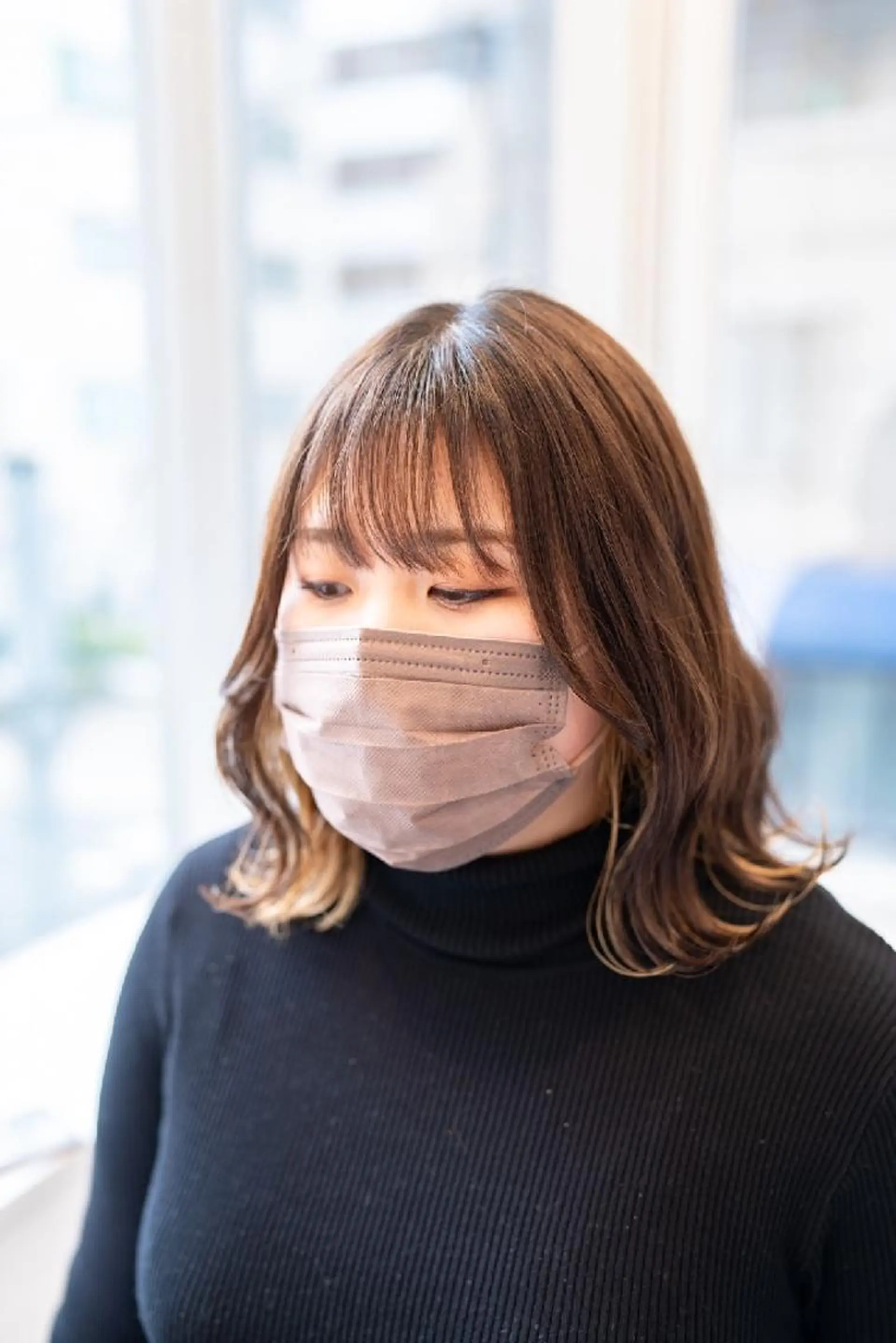 ミディアム カラー Lazo所属・Lazo/ 原弥和子のヘアスタイル