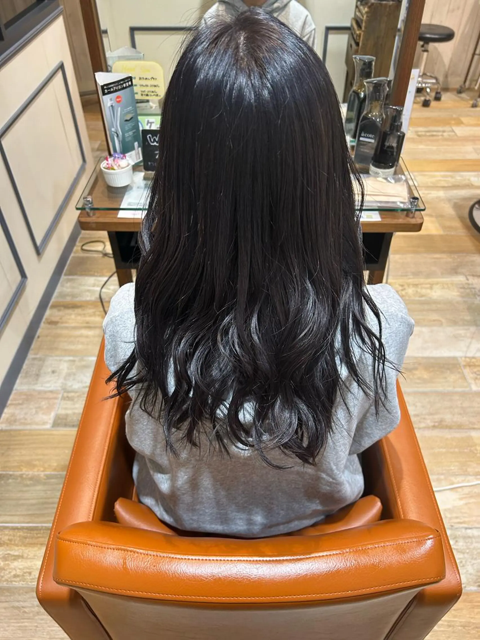 カラー 透明感カラー ラベンダーカラー ヘアカラー 須藤 向日葵のヘアスタイル