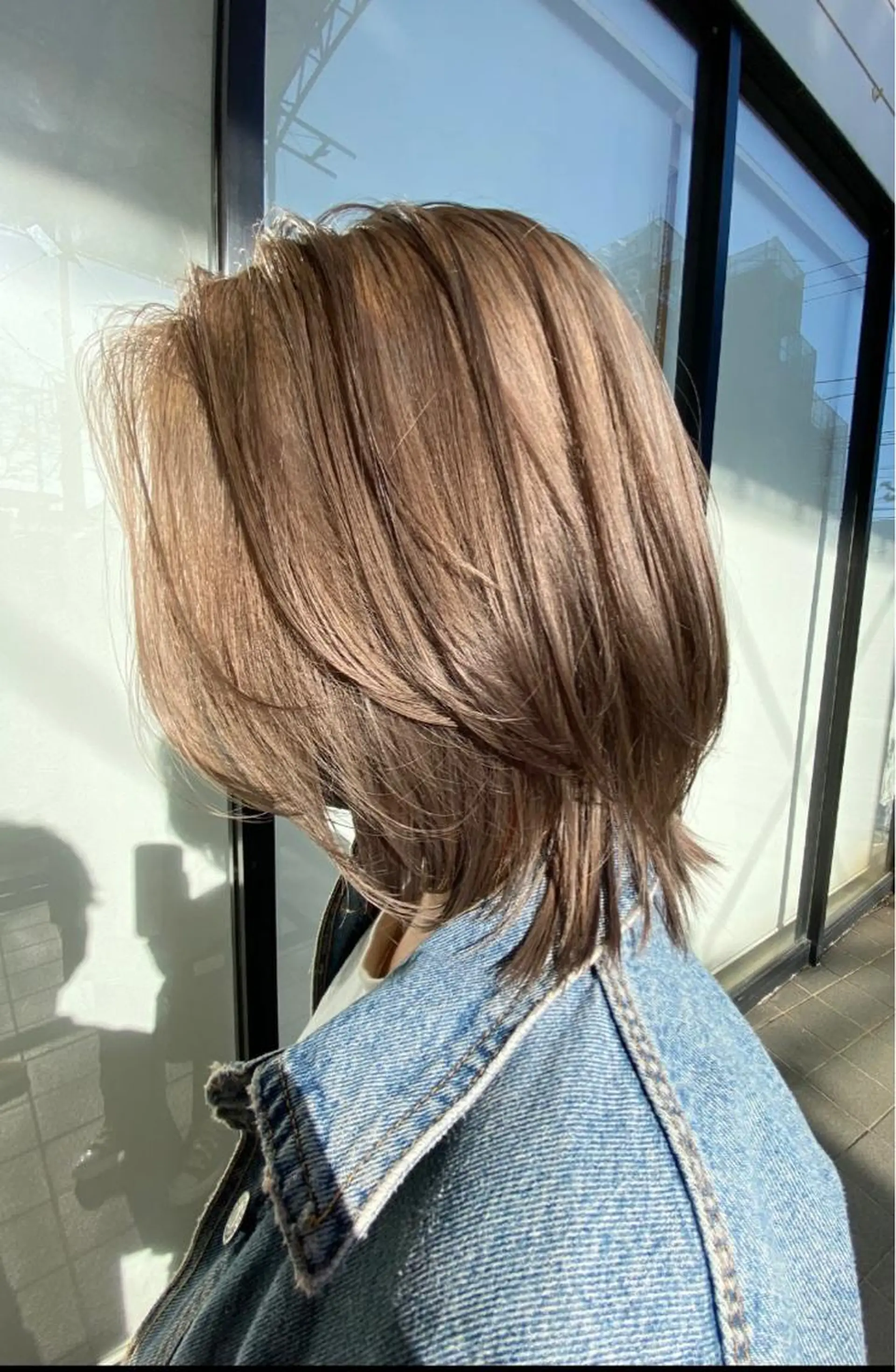 ミディアム カラー ベージュカラー ブリーチ カット ヘアカラー プルエクステ/透明感 カラー✨KAZUKIのヘアスタイル