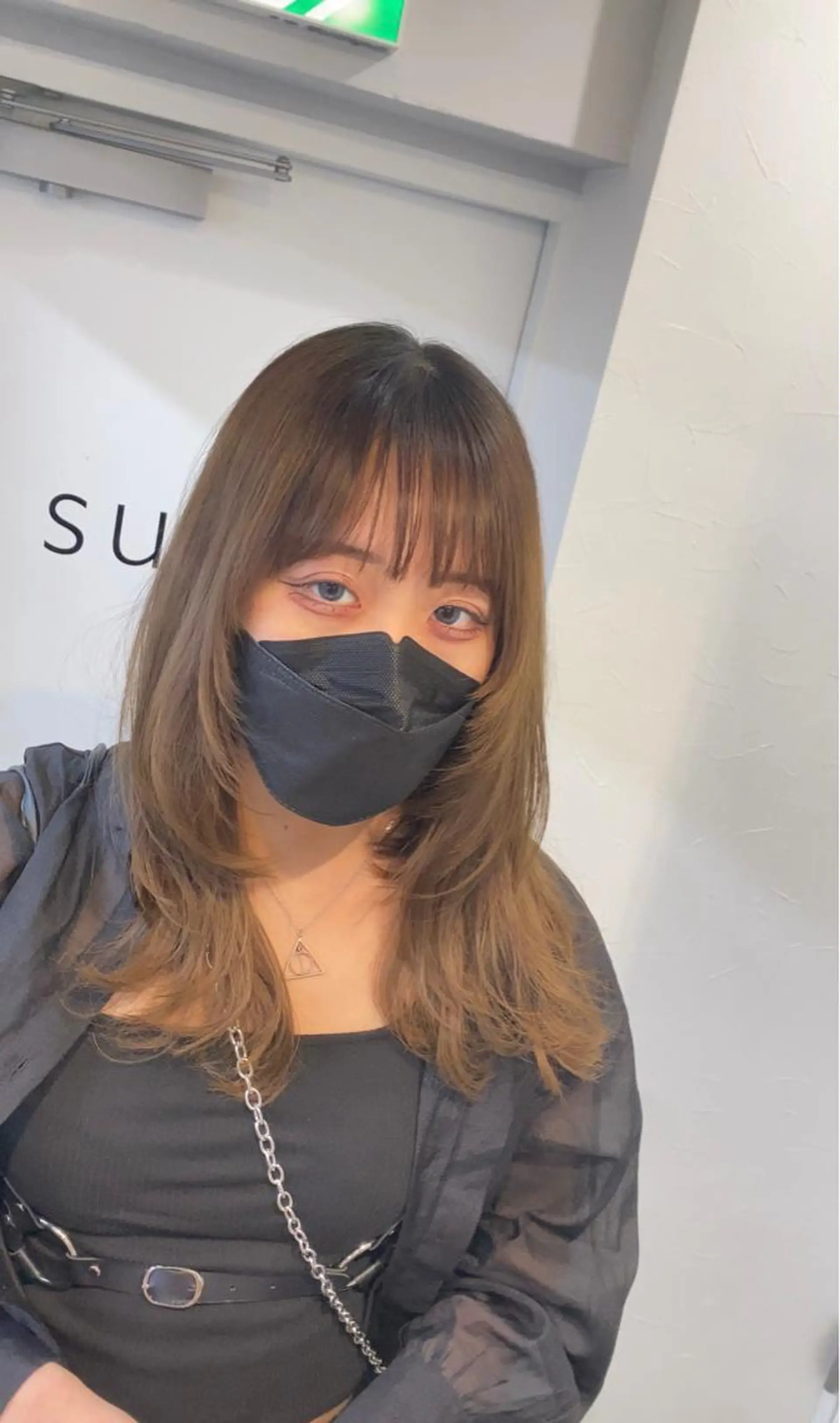 ミディアム 似合わせカット ウルフカット カット sunc所属・レイヤーカット ワンホンヘアそうたのヘアスタイル