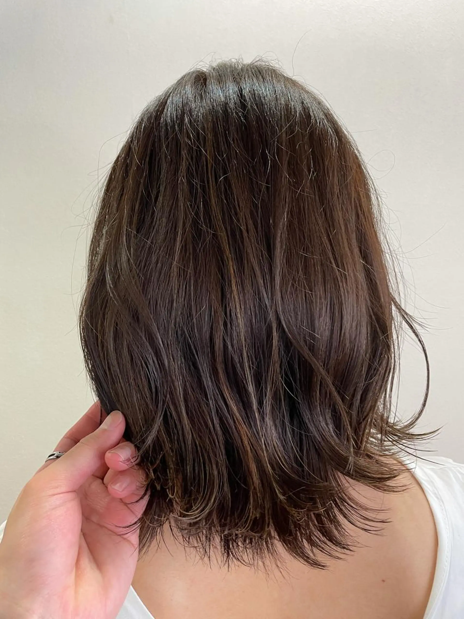 ミディアム カラー haf店長 ✂︎タカハシレン✂︎のヘアスタイル