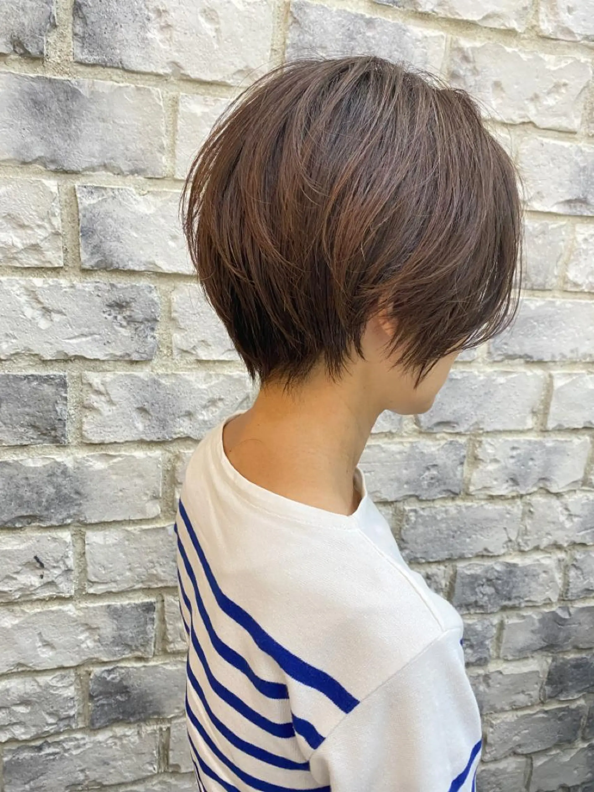 ショート 似合わせカット ショートヘア カット ヘアカラー トリートメント an:title所属・くせ毛×ショート 上岡勇祐のヘアスタイル