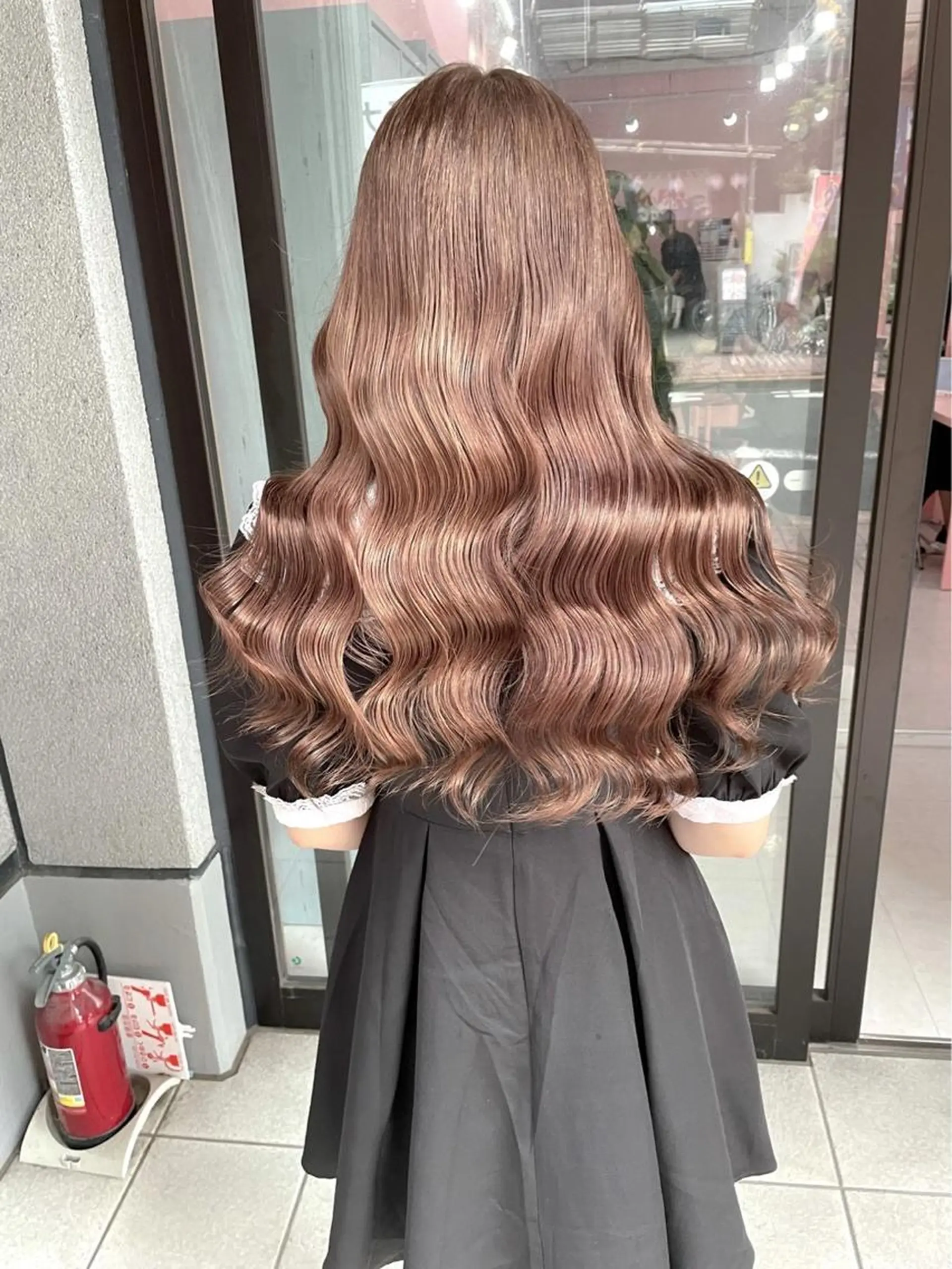 ロング カラー ヘアセット ガーリーヘア 🎀 Rika 🫧のヘアスタイル