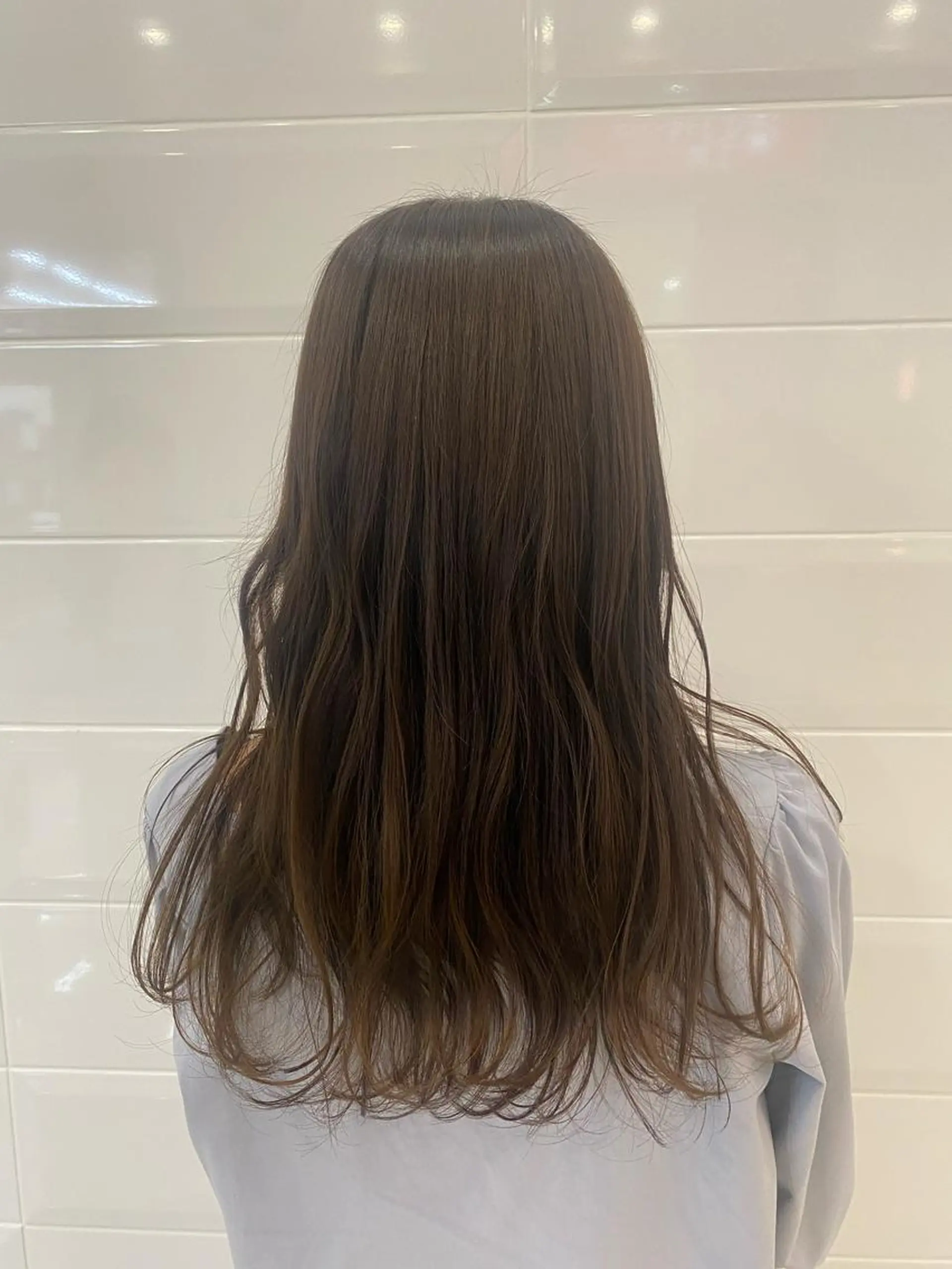 ロング ヘアカラー トリートメント 竹内 美貴のヘアスタイル