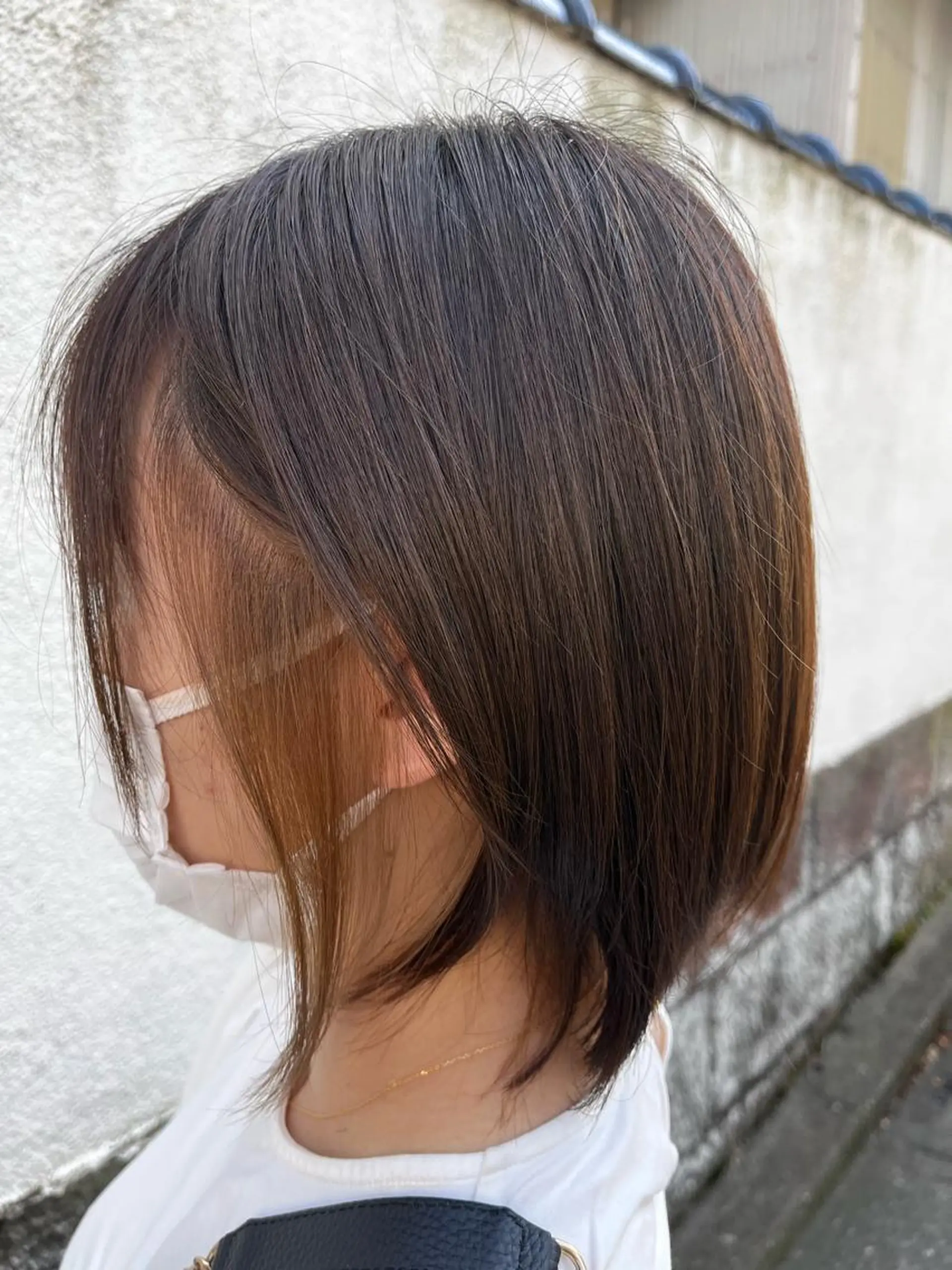 ショート カラー イヤリングカラー Hair relaxation drop大森所属・佐藤槙哉 サトウシンヤのヘアスタイル