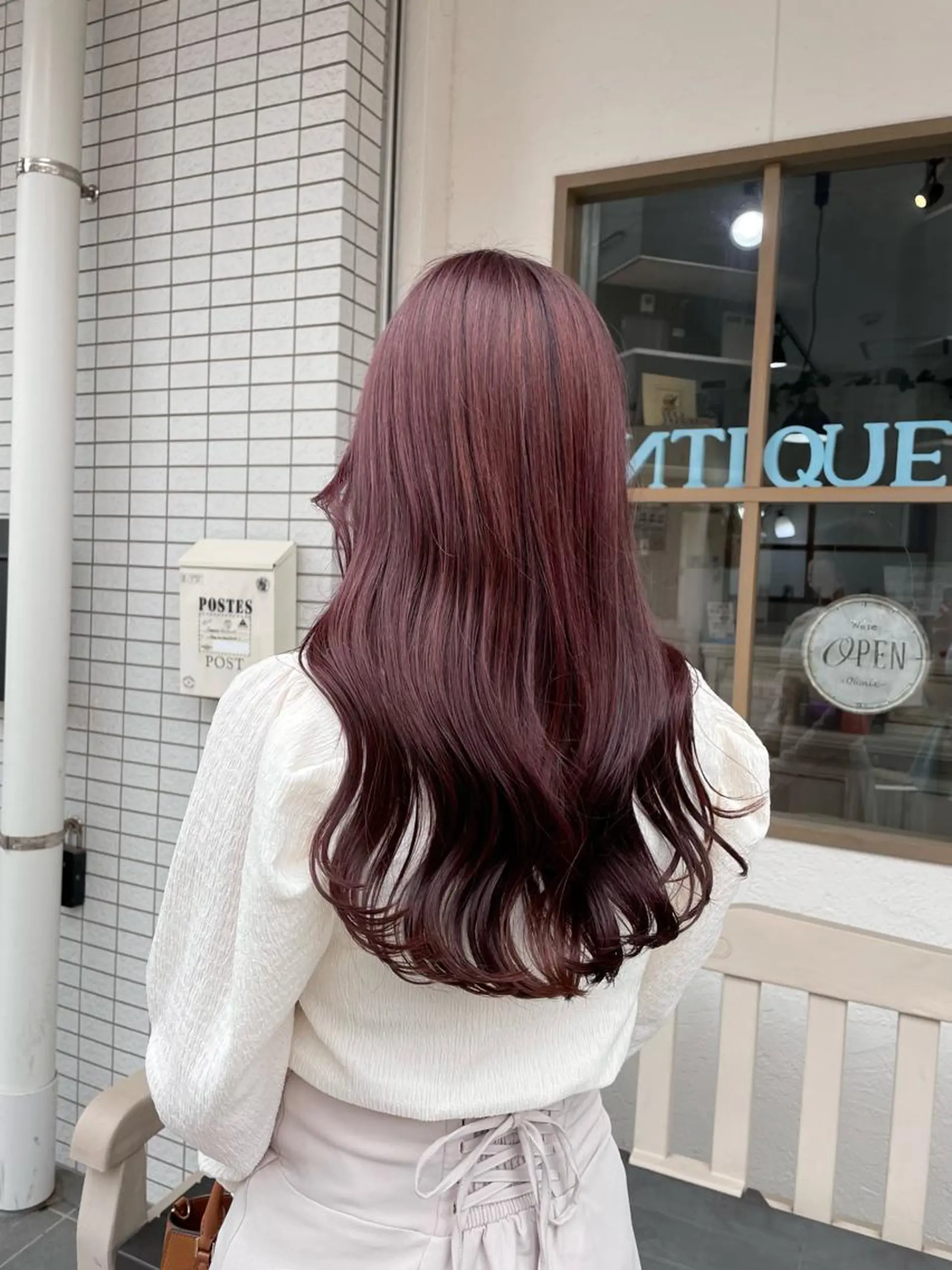ロング ヘアカラー トリートメント ネモトメイナ🌿‬ 今月末で退職しますのヘアスタイル