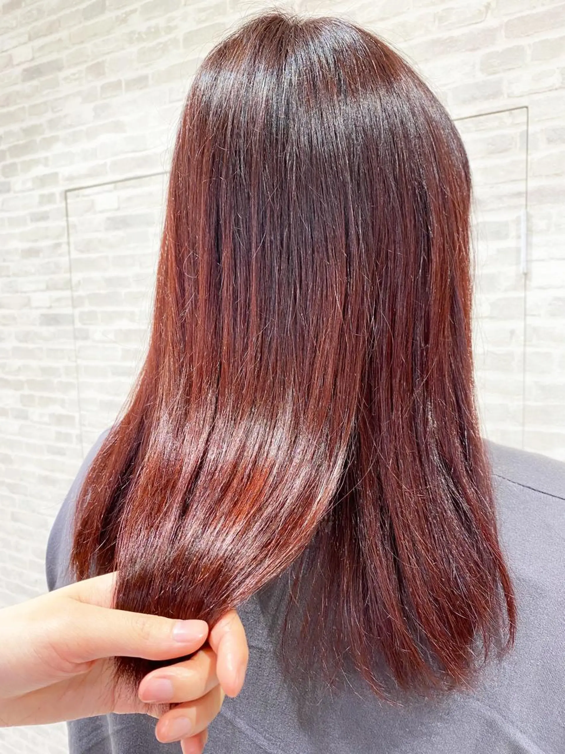 ロング カラー レッドカラー an池袋本店所属・🌷吉野ひかり🌷 カットモデル募集✂️のヘアスタイル