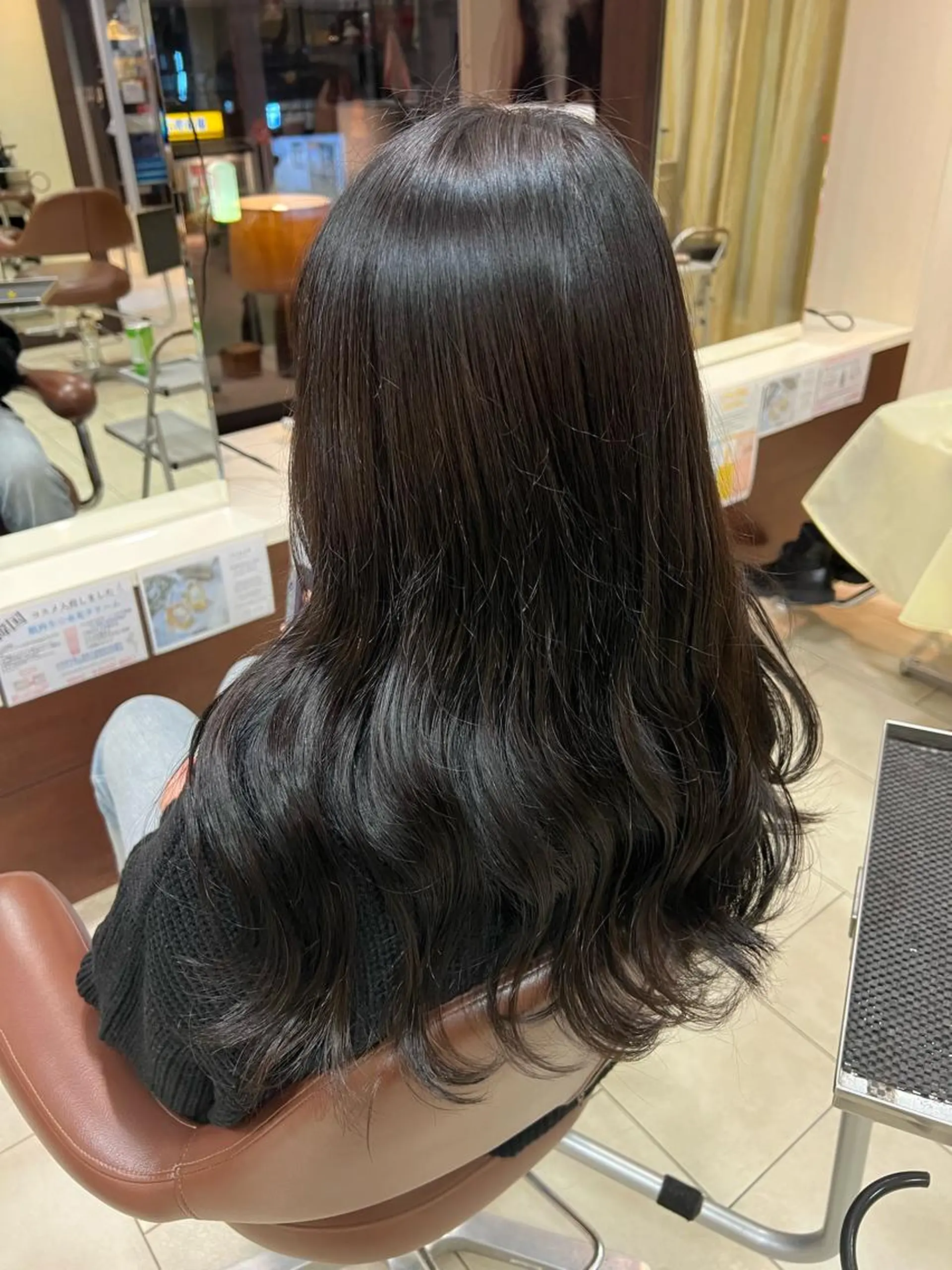ロング カラー 田中 月菜のヘアスタイル