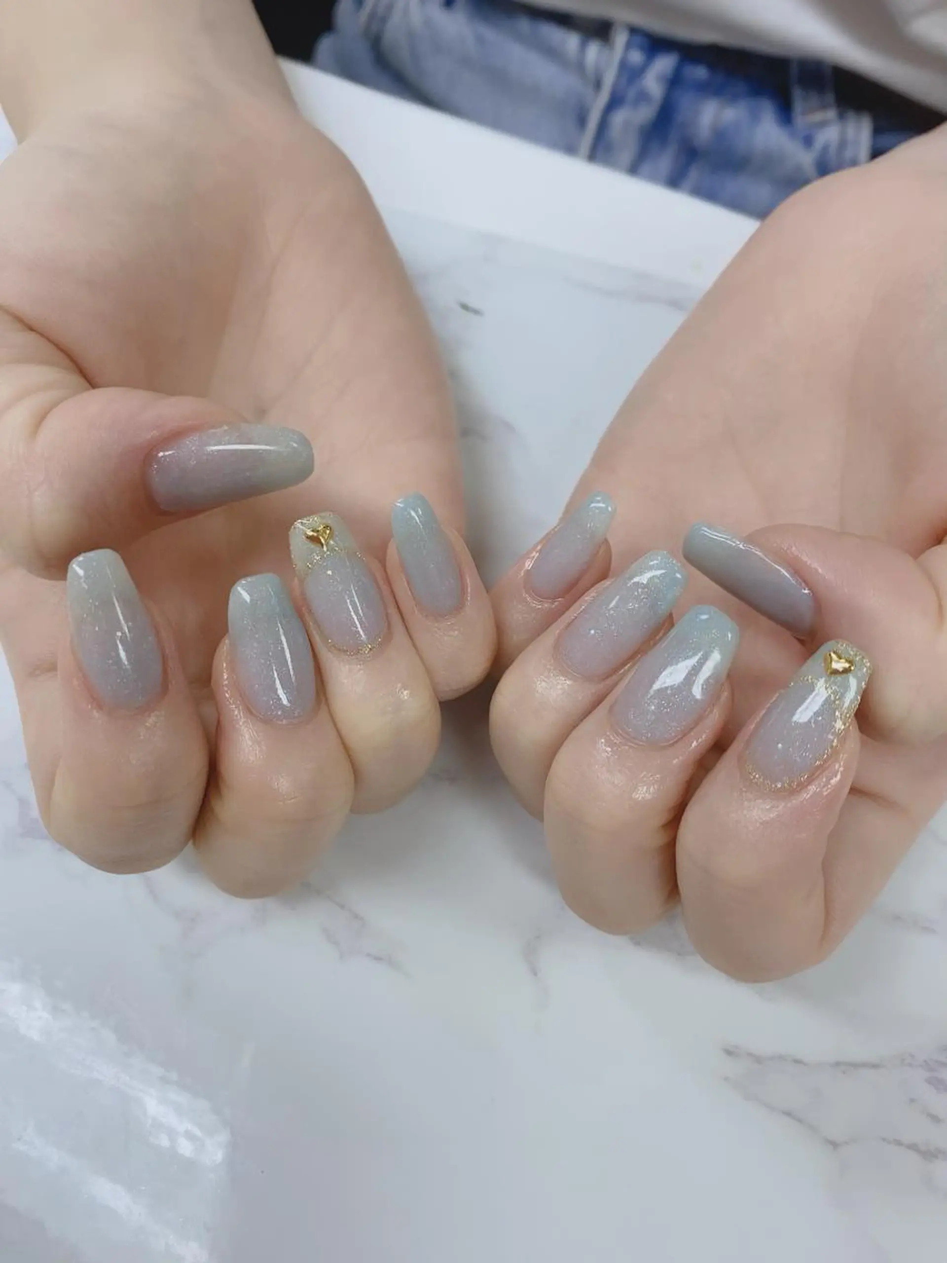 ミディアム ハンドネイル フットネイル JNA認定講師🌸 RIEのネイルデザイン